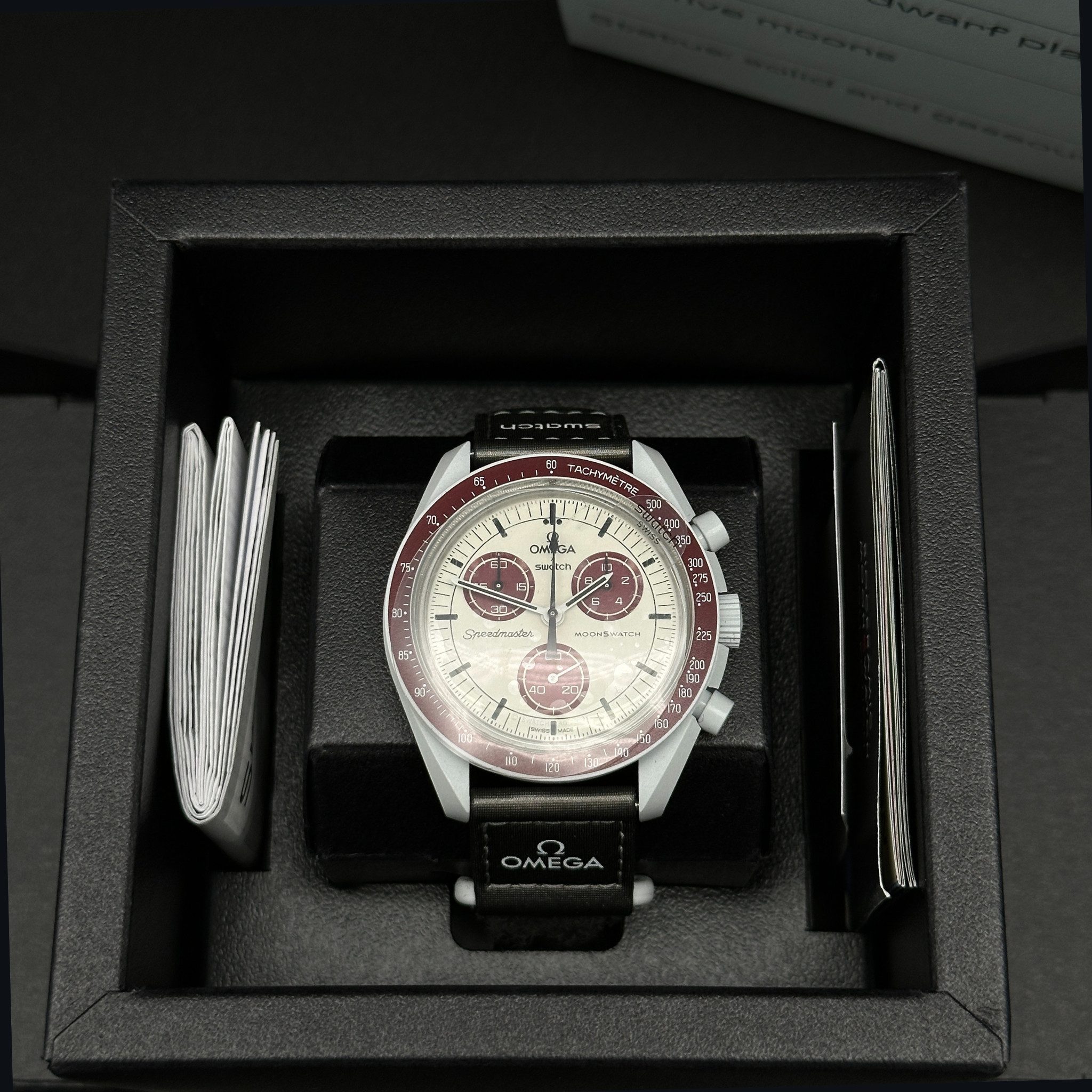 Chronograph Swatch x Omega Bioceramic Moonswatch Mission to Pluto Mission to Pluto, Moonswatch