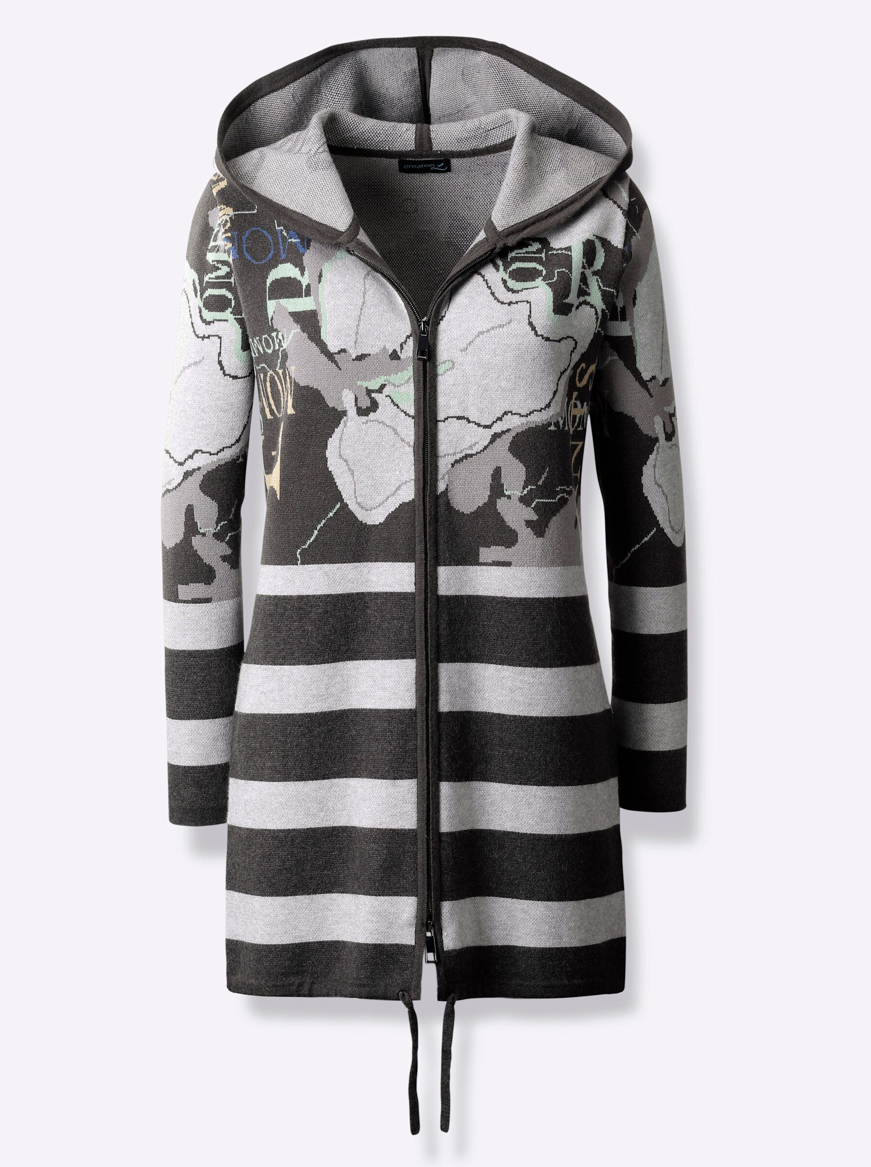 Strickjacke Jacquard-Strickjacke