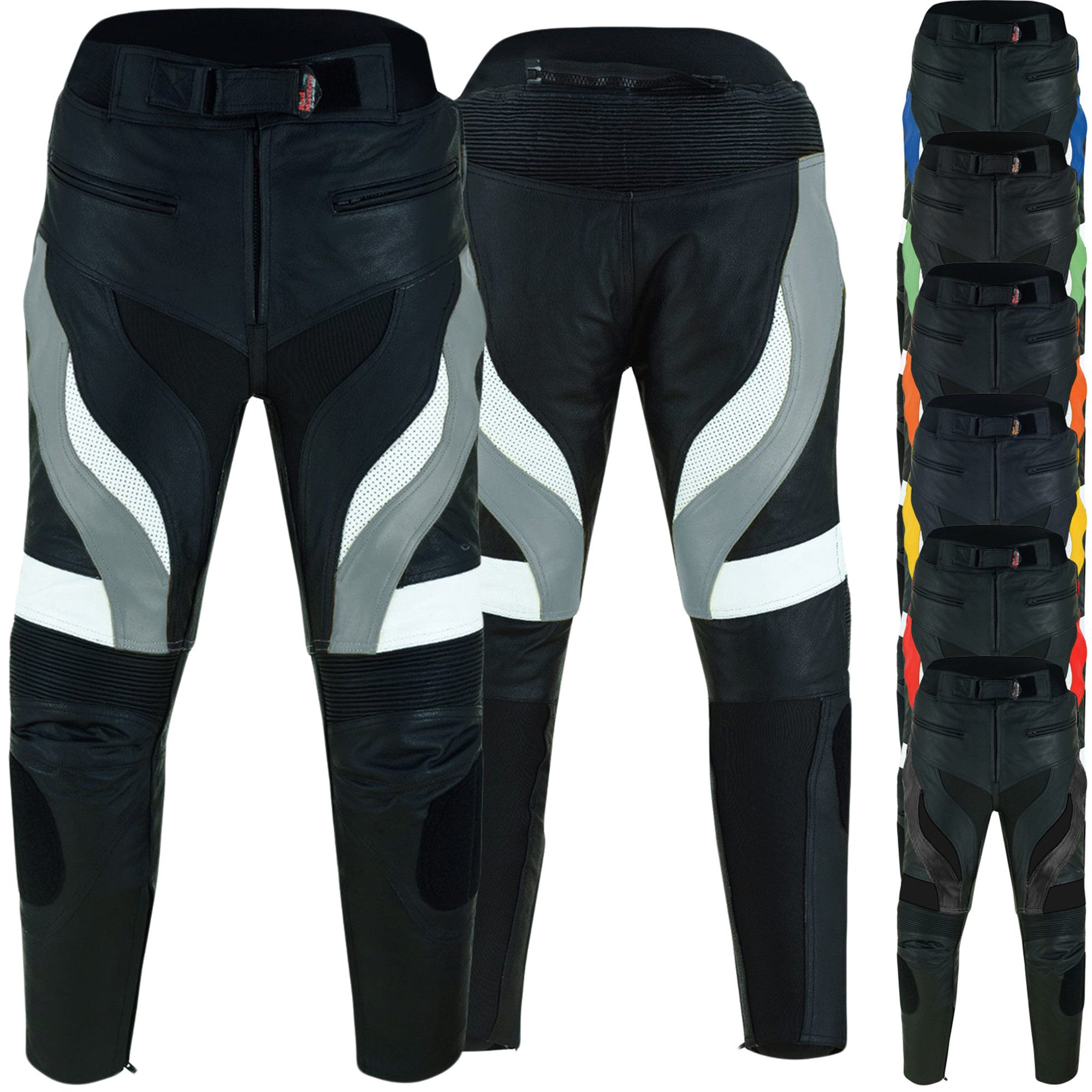 German Wear Motorradhose GW409T (mit 4 Protektoren) Motorradhose Biker Lede günstig online kaufen
