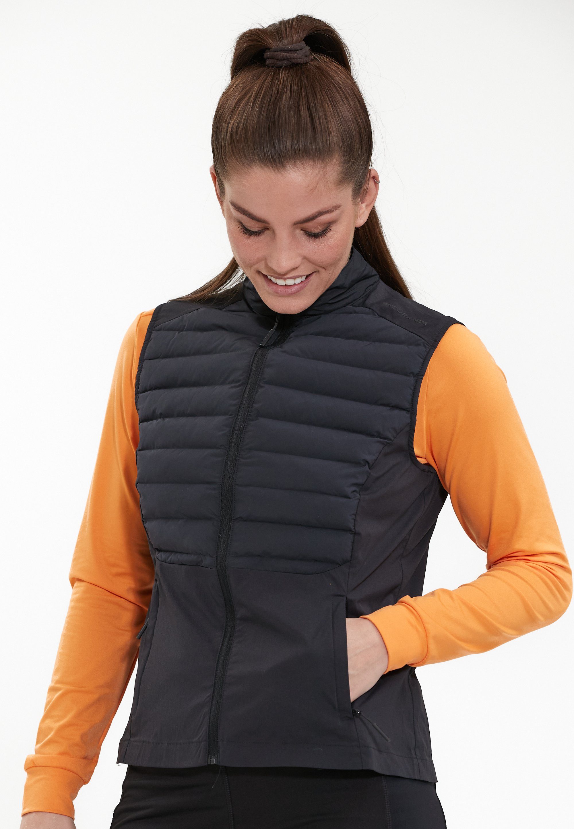 ENDURANCE Funktionsweste Beistyla mit hochwertiger Primaloft®-Isolation schwarz