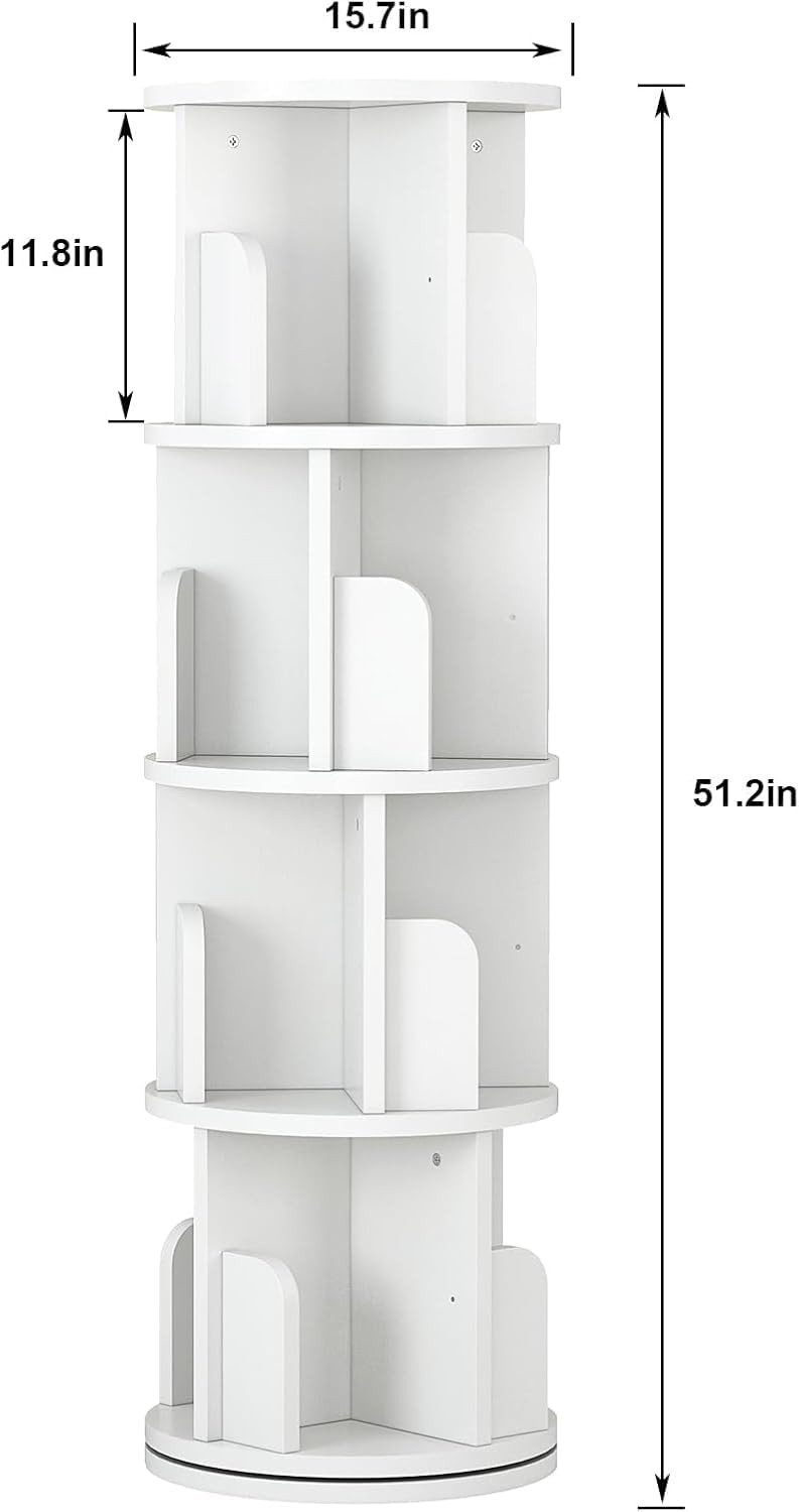 GarveeMore Bücherregal Kinderregal Standregal, 1-tlg., 360°drehbar, günstig online kaufen