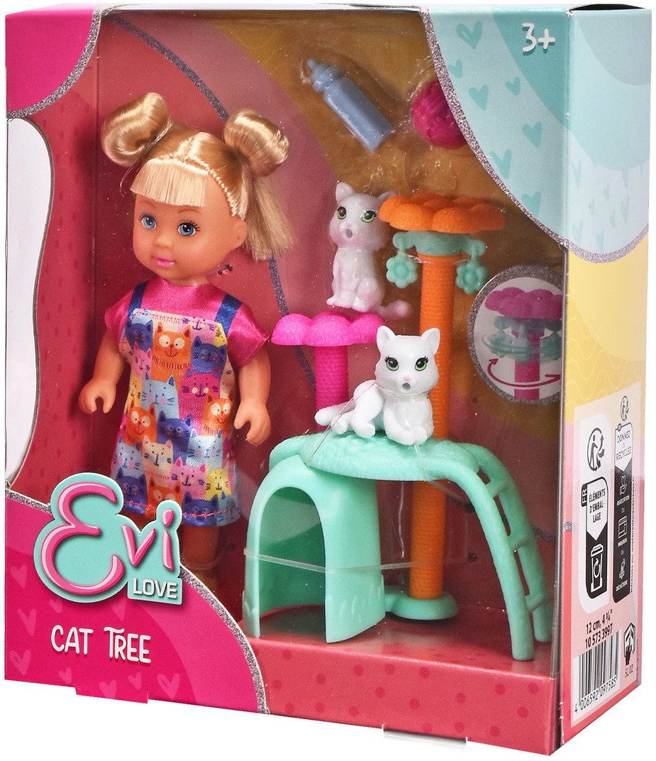Anziehpuppe Puppe Evi Love Cat Tree Katze mit Katzenbaum 105733997