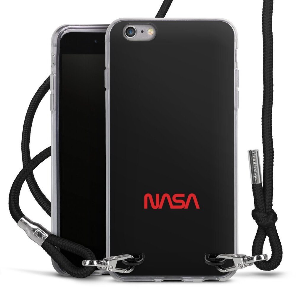 DeinDesign Handyhülle Logo Nasa Weltall Nasa, Apple iPhone 6s Plus Handykette Hülle mit Band Case zum Umhängen