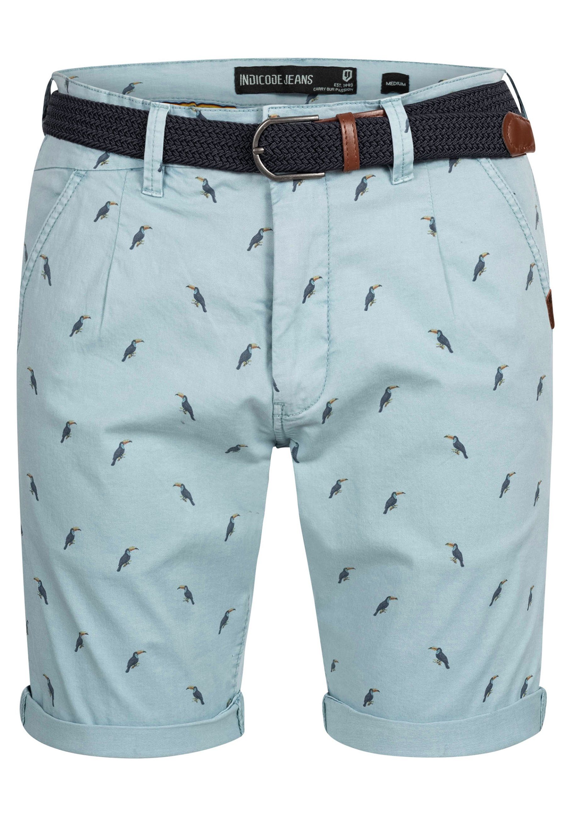 Indicode Chinoshorts Herren Elisa Chino Shorts Herrenshorts aus elastischer günstig online kaufen