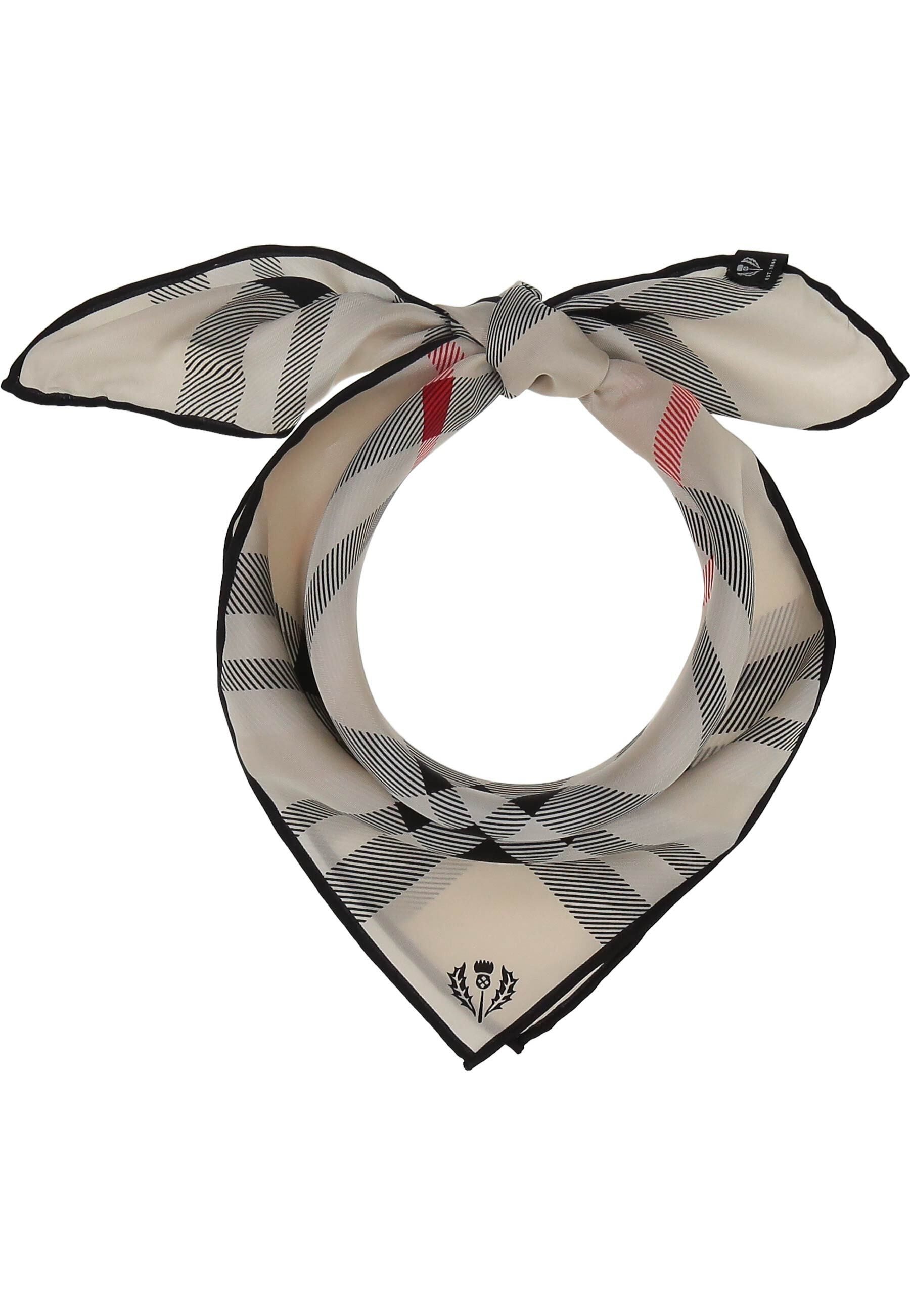 Fraas Nickituch mit FRAAS Plaid Karo aus reiner Seide