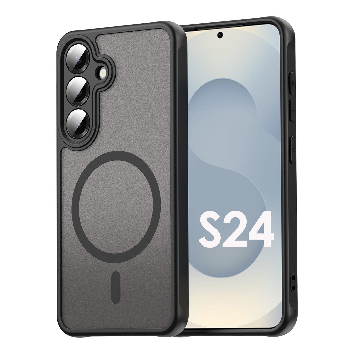 betterfon Handyhülle für Samsung Galaxy Schutzhülle Case, Magnetisches Laden, mattes Design, kratzfest & stoßfest verarbeitet