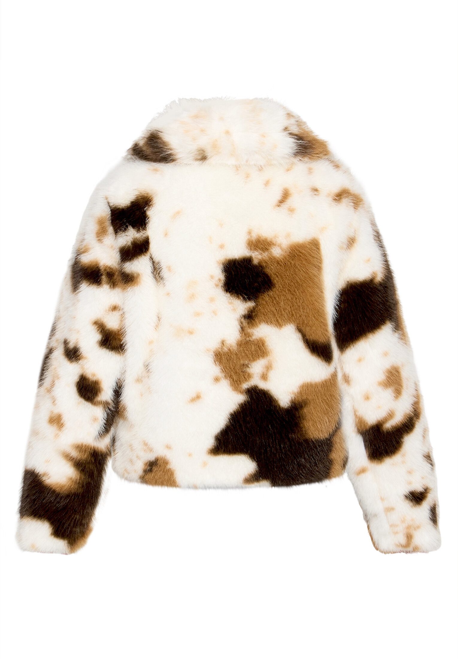 Amber & June Plüschjacke Damen mit Taschen