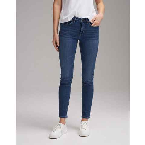 OPUS Skinny-fit-Jeans Elma strong blue Normal Baumwolle