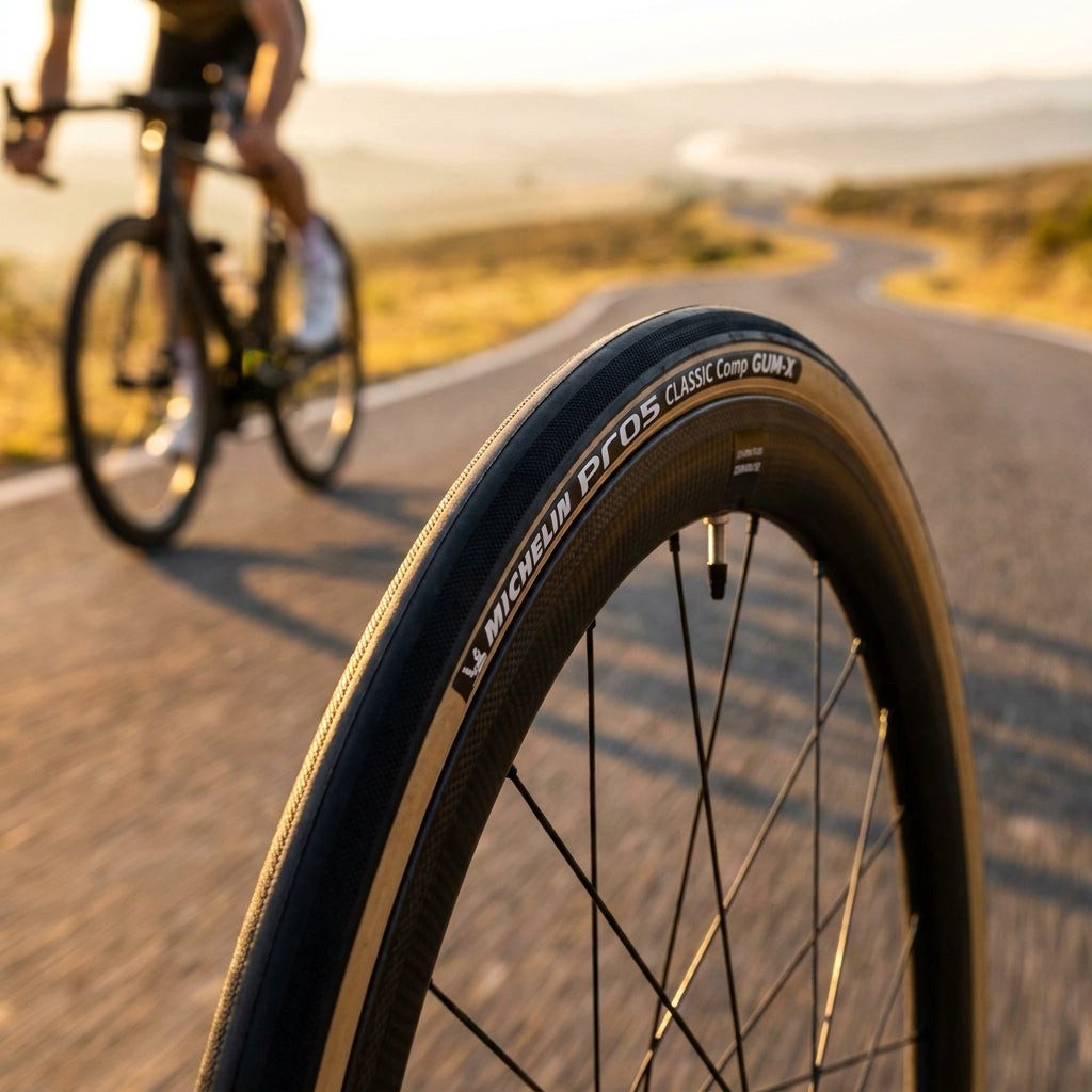 Michelin Fahrradreifen Michelin FALTREIFEN PRO5 CLASSIC Comp GUM-X 30 Schwarz/Classic - schne
