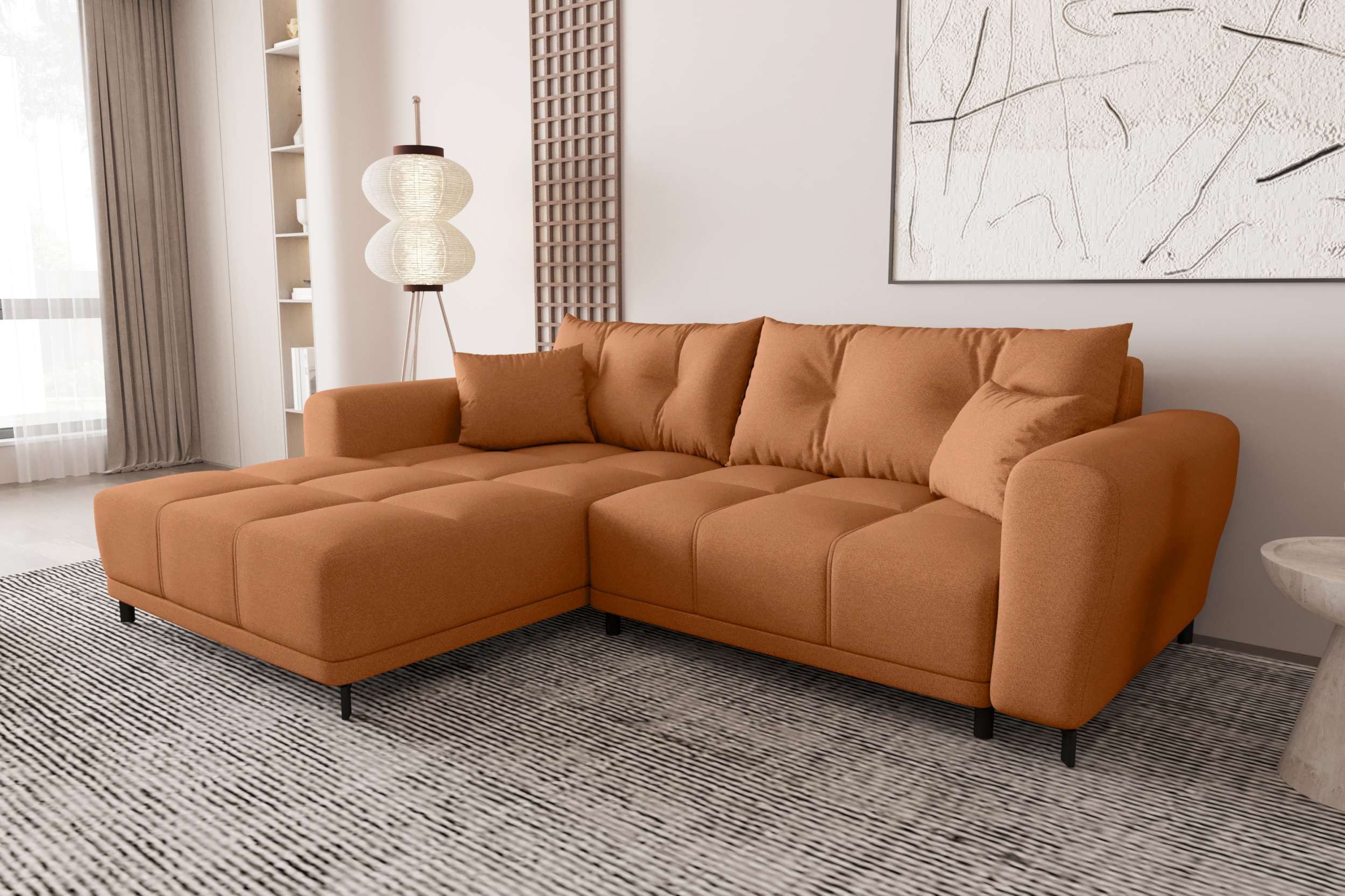 99rooms Ecksofa Massimo, Sofa L-Form, Eckcouch, mit oder ohne Schlaffunktio günstig online kaufen