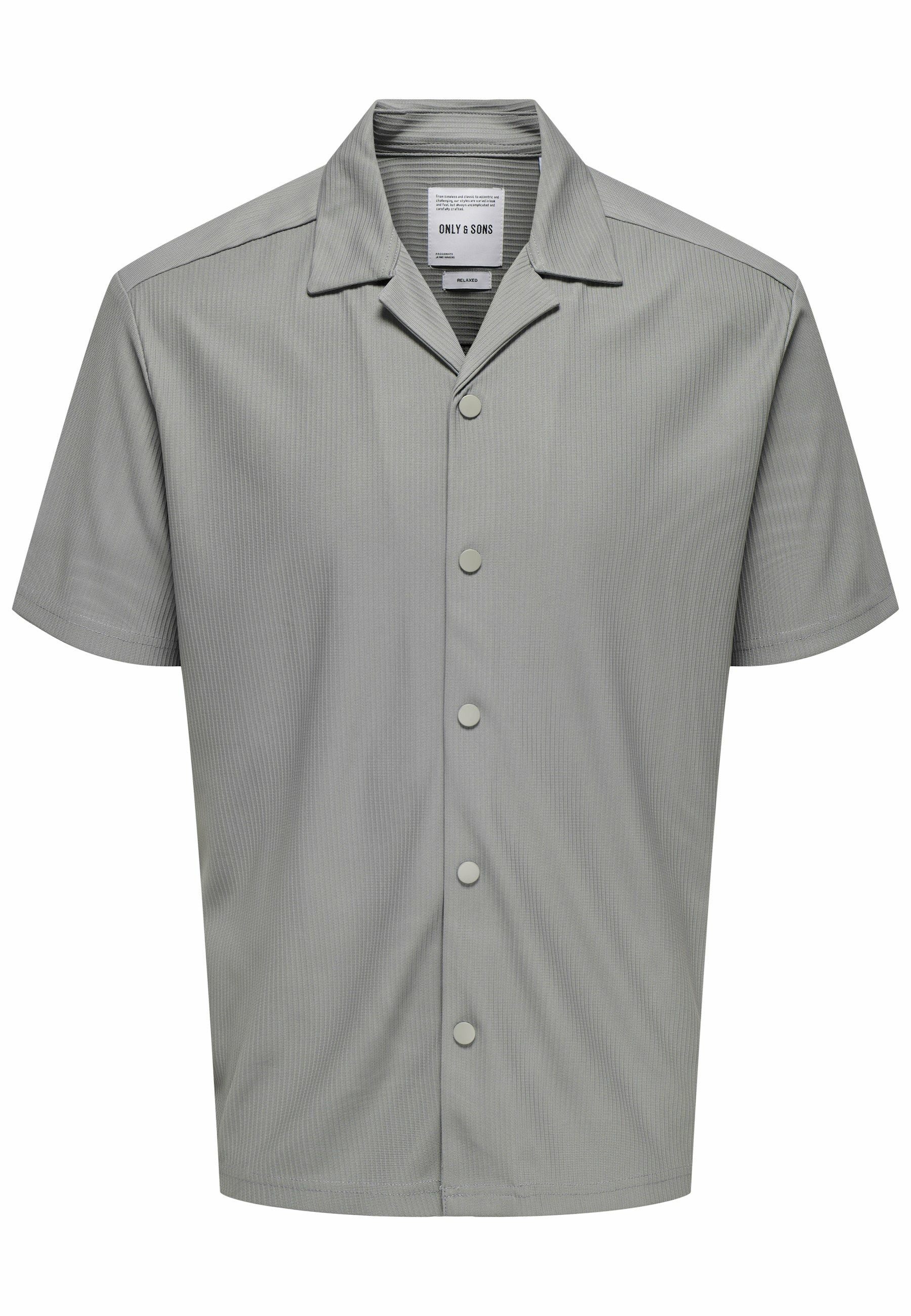 ONLY & SONS Kurzarmhemd Kurzarm FreizeitHemd für Herren (1-tlg., keine Angabe)