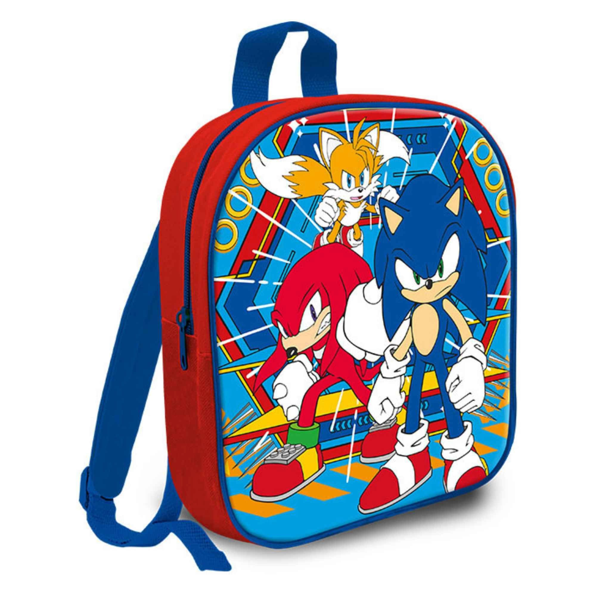 Kids Euroswan Rucksack Sonic Rucksack 29cm Knuckles Tails Sega