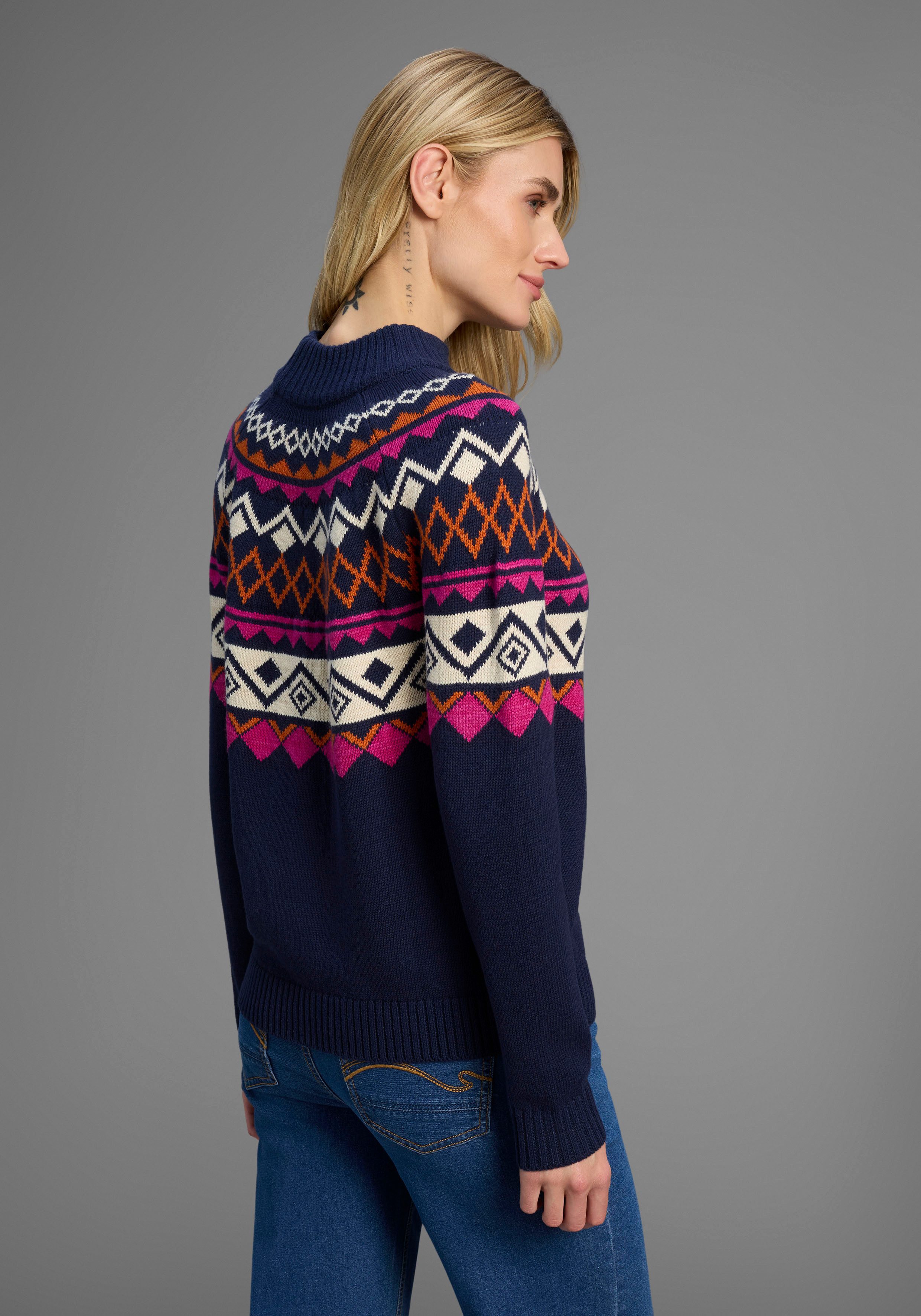KangaROOS Norwegerpullover mit schönem Muster und günstig online kaufen