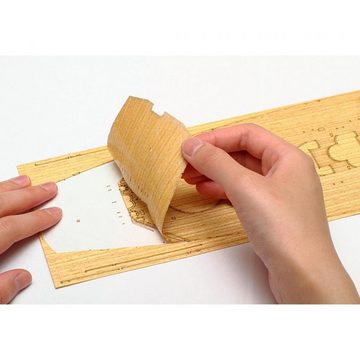 Tamiya Modellbausatz Modellbausatz,1:350 Yamato Holz-Deck Dekor