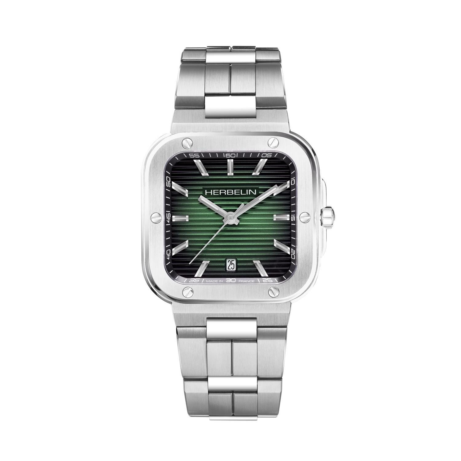 Taucheruhr Michel Herbelin Herrenarmbanduhr Cap Camarat Edelstahl 12246B16 Quarz