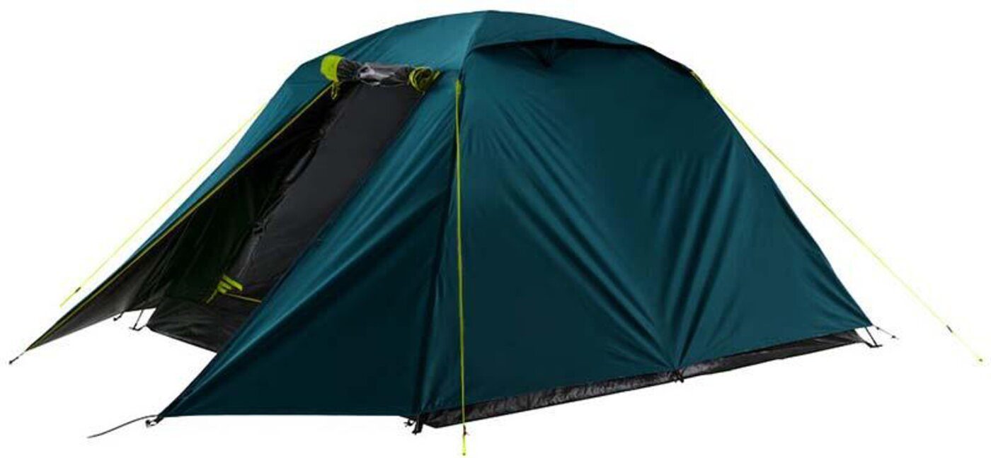 Camping-Zelt 20.3 Personen: SW LI, BLUE PETROL/GREEN 3 VEGA McKINLEY Igluzelt
