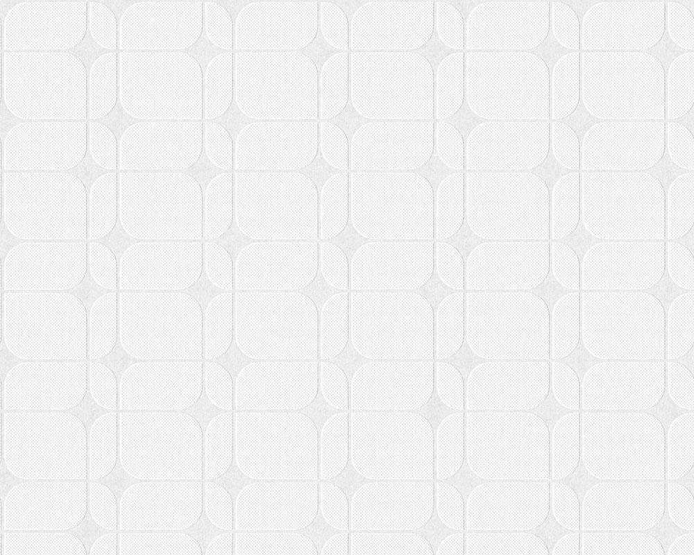A.S. Création Vliestapete Meistervlies, geometrisch, grafisch, Geometrische Tapete Überstreichbar Weiß matt strukturiert