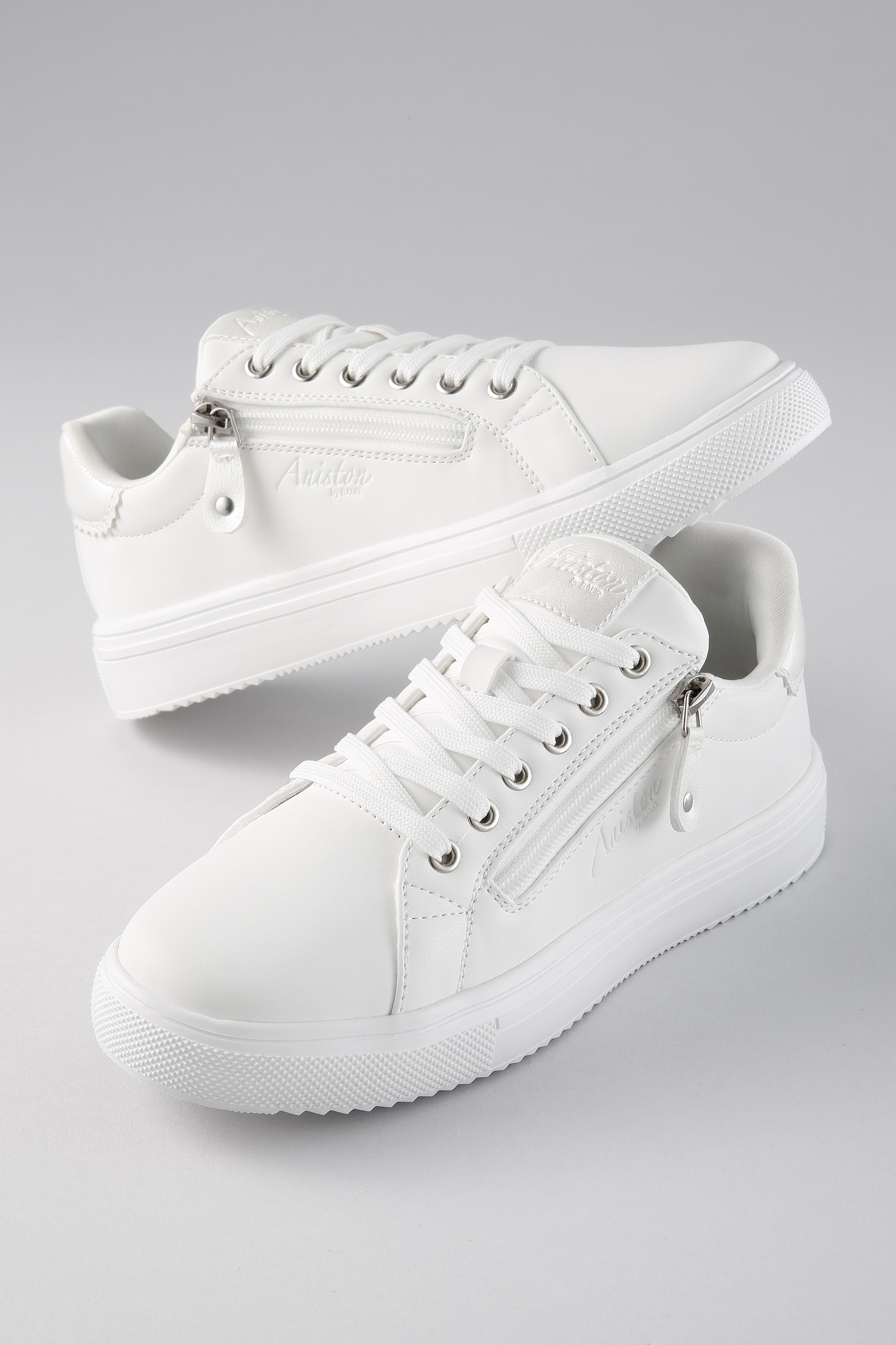 Aniston SHOES Sneaker Schnürschuh, Freizeitschuh mit Reißverschluss - NEUE günstig online kaufen