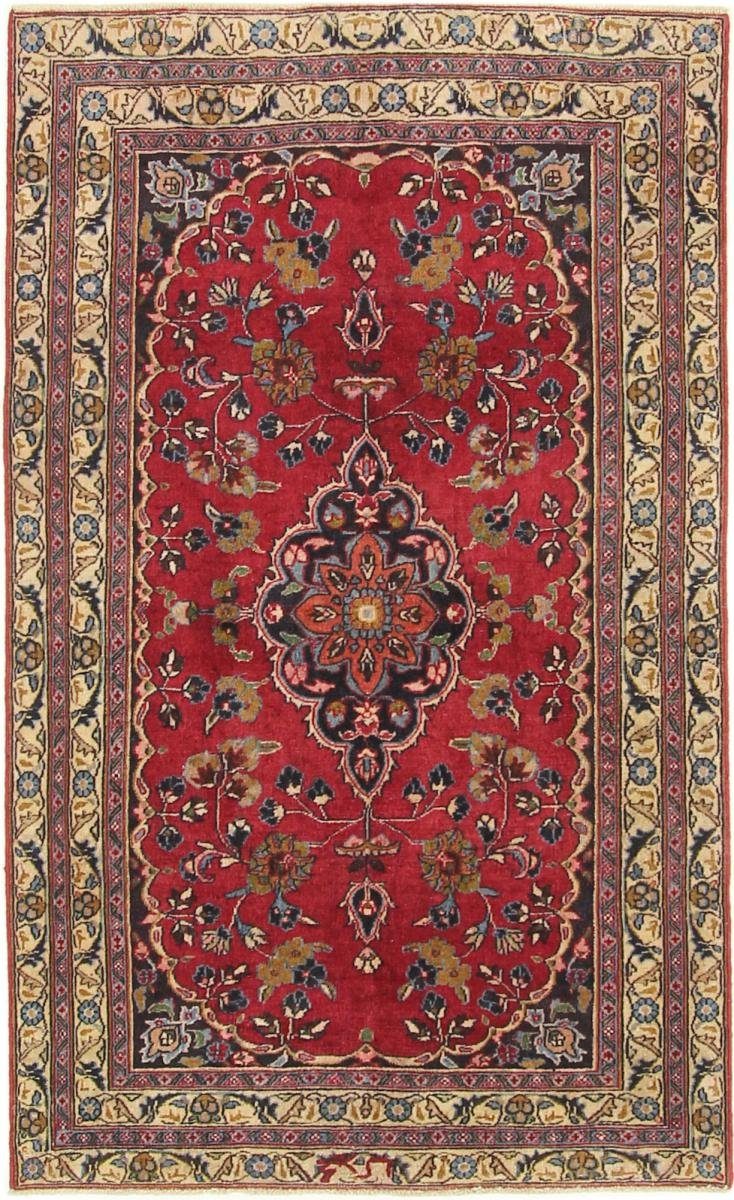 Orientteppich Mashhad 111x189 Handgeknüpfter Orientteppich / Perserteppich, Nain Trading, rechteckig, Höhe: 12 mm