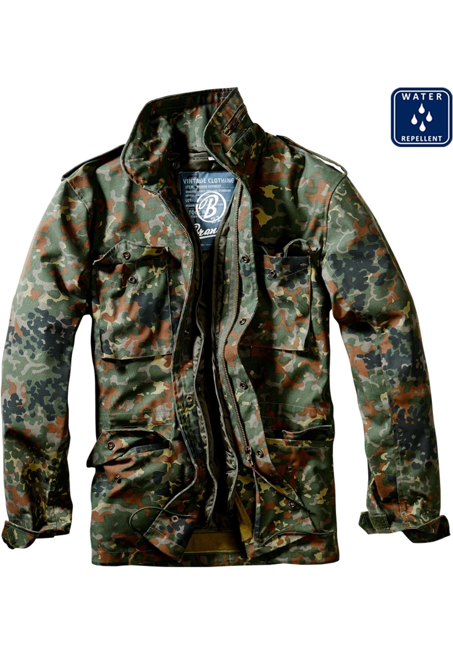 M-65 flecktarn Brandit Herren Wintermantel Field Jacket