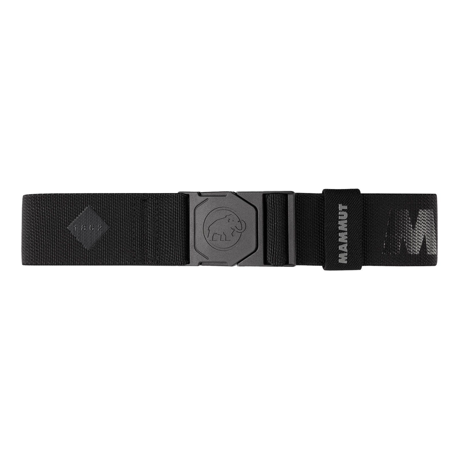 verstellbar Steckschnalle und 0001 Mammut mit flacher Stoffgürtel Alpine black stufenlos Belt