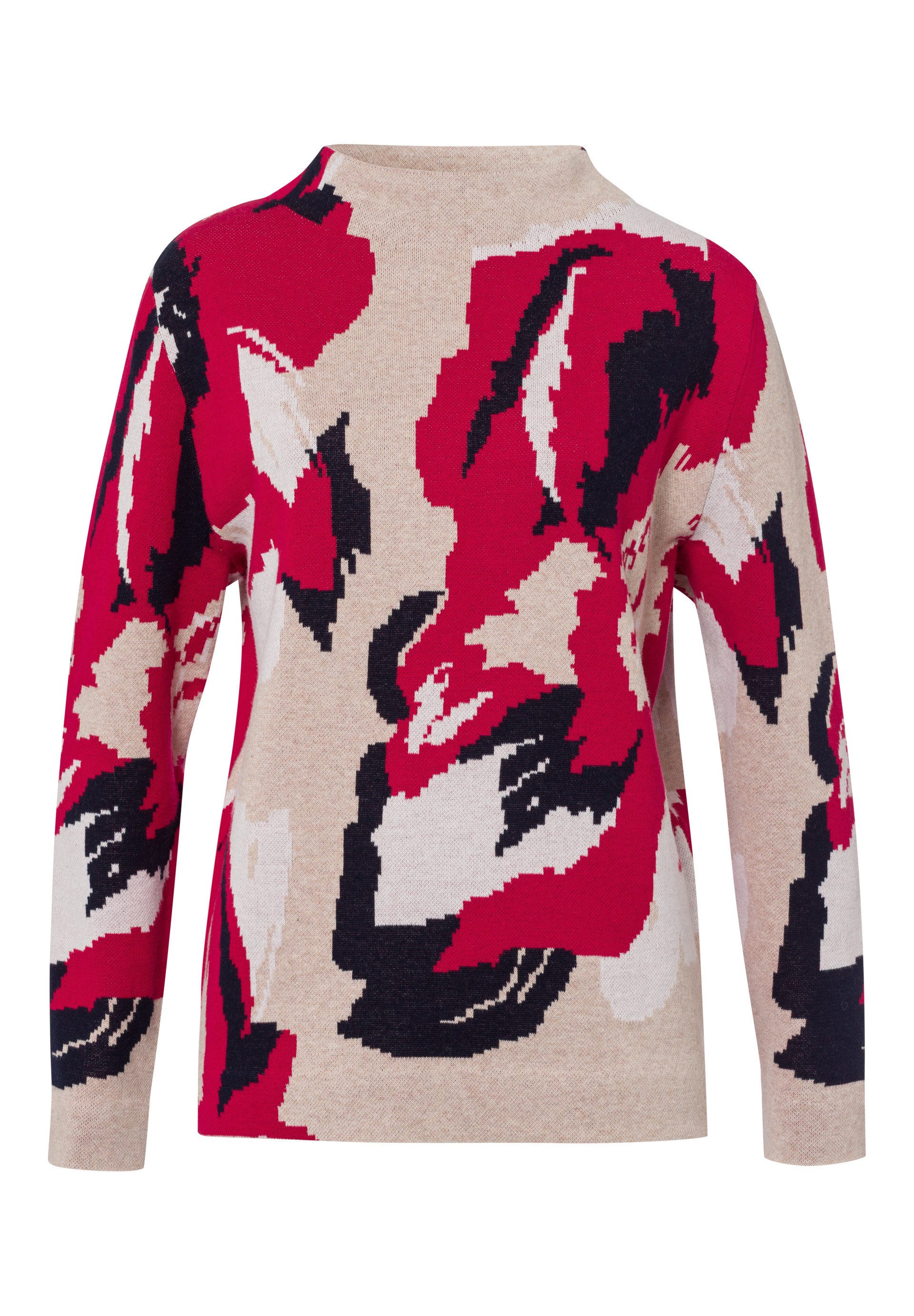 FRANK WALDER Strickpullover im Jaquard-Muster günstig online kaufen