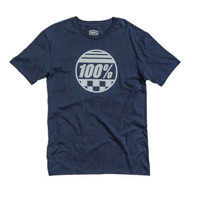 100% T-Shirt T-Shirts 100% Sector T-Shirt - Blau/Grau S- (1-tlg)