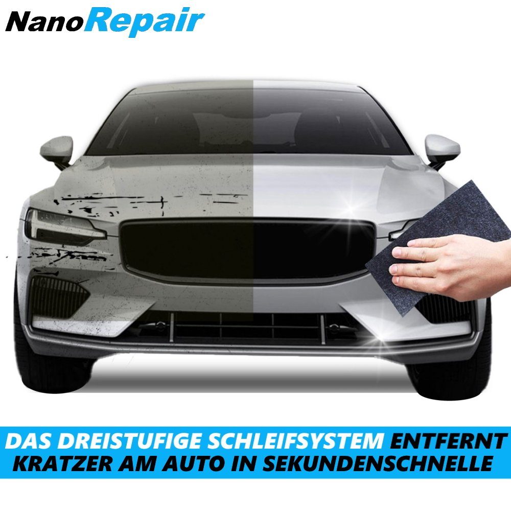 Reparatur Nano Sparkle Tuch für Auto Kratzer Entfernen(2 Stück
