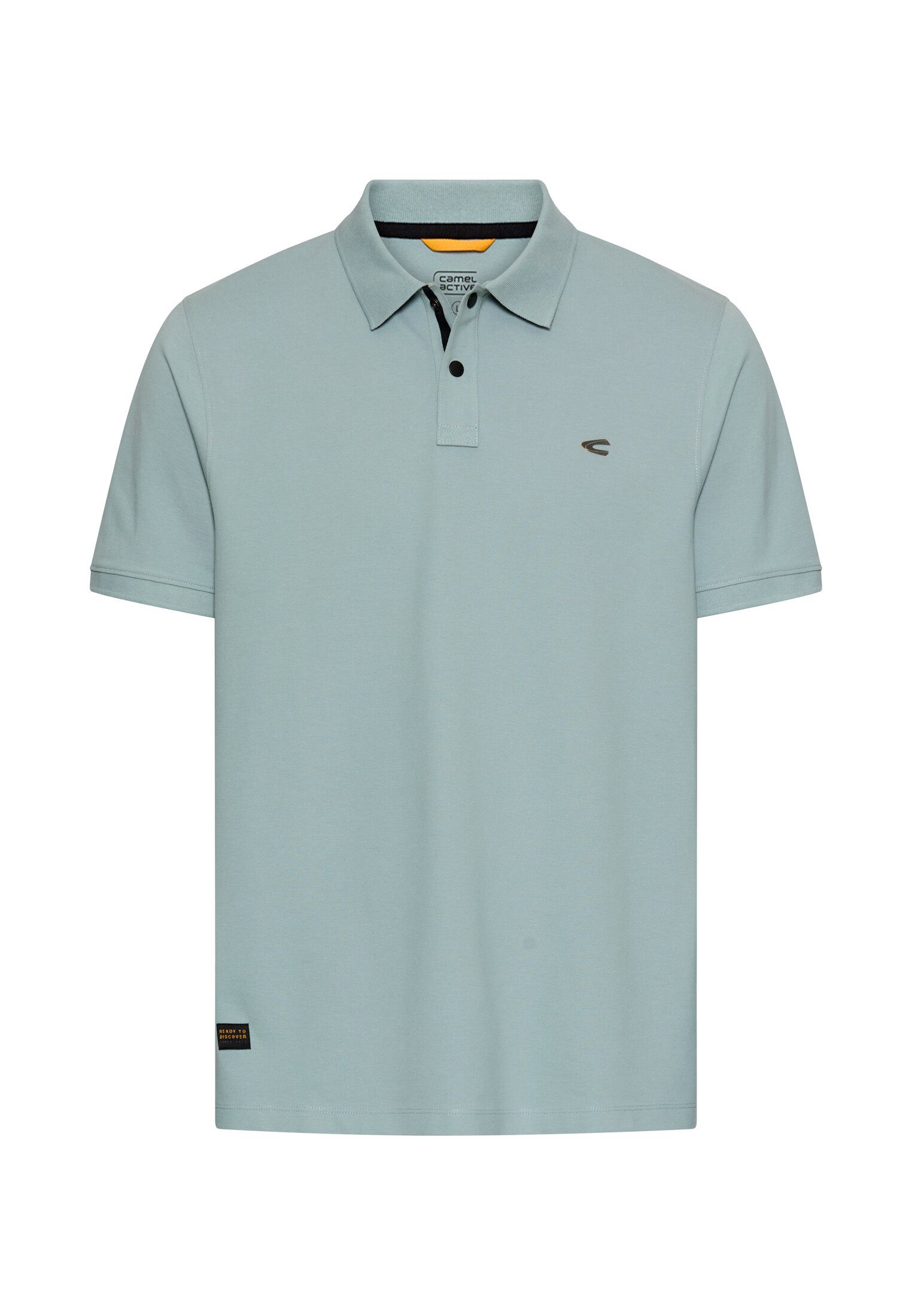 camel active Poloshirt kurzarm, mit Logo-Stickerei