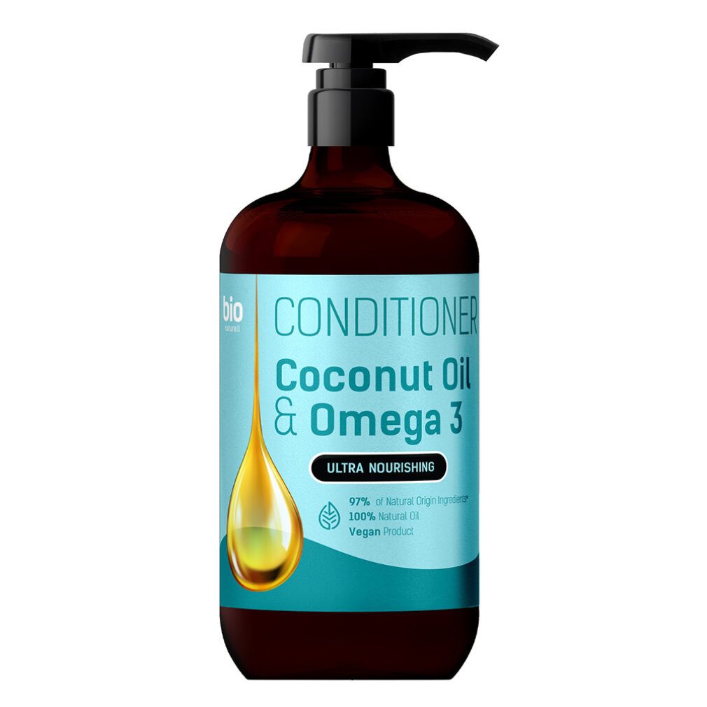 BIO NATURELL Haarpflege-Set BIO NATURELL Ultra Nourishing Shampoo mit Kokosöl und Omega