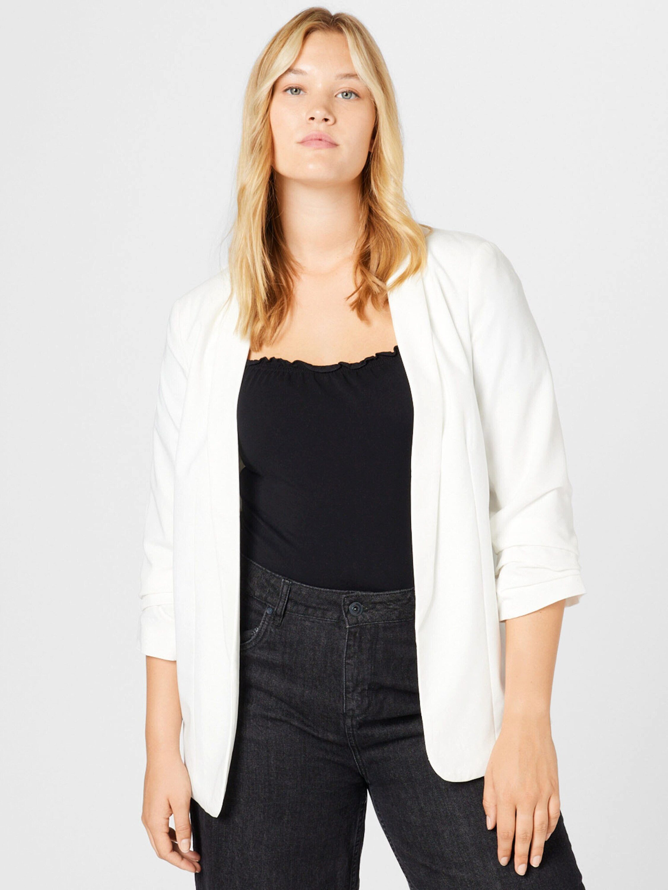 pieces Kurzblazer PCBOSELLA (1-tlg) Falten günstig online kaufen