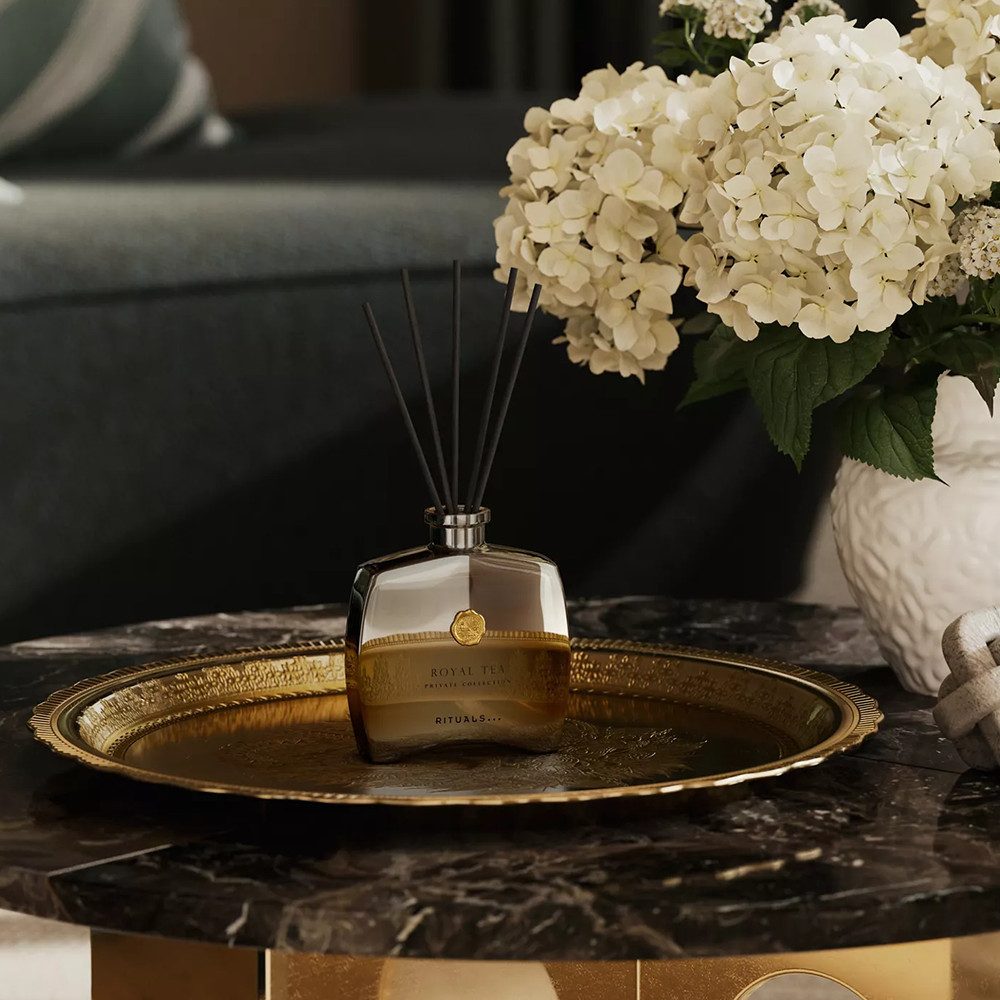 Rituals Raumduft Royal Tea Duftstäbchen 100 ml Mini – Fragrance Sticks (Mini-Duftstäbchen 100 ml – grüner Tee & Feige, nachfüllbar, 1-St)