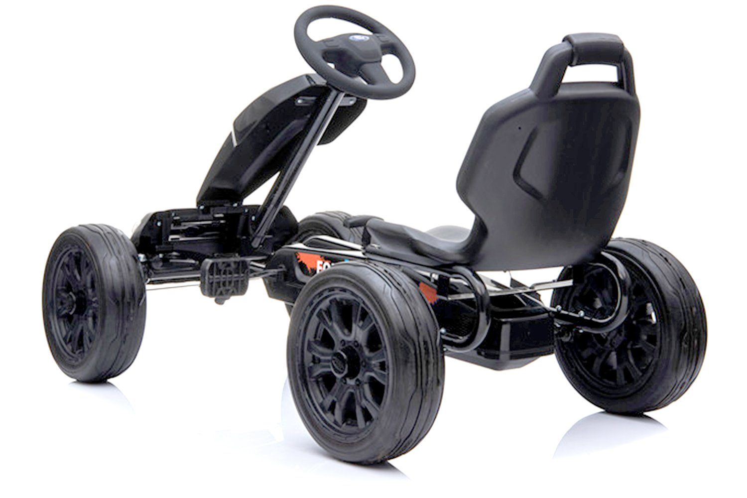 Kinderauto Lizenz Ranger Kinderfahrzeug Tretfahrzeug Kinder Orange Tretauto Ford Kidix Go Cart