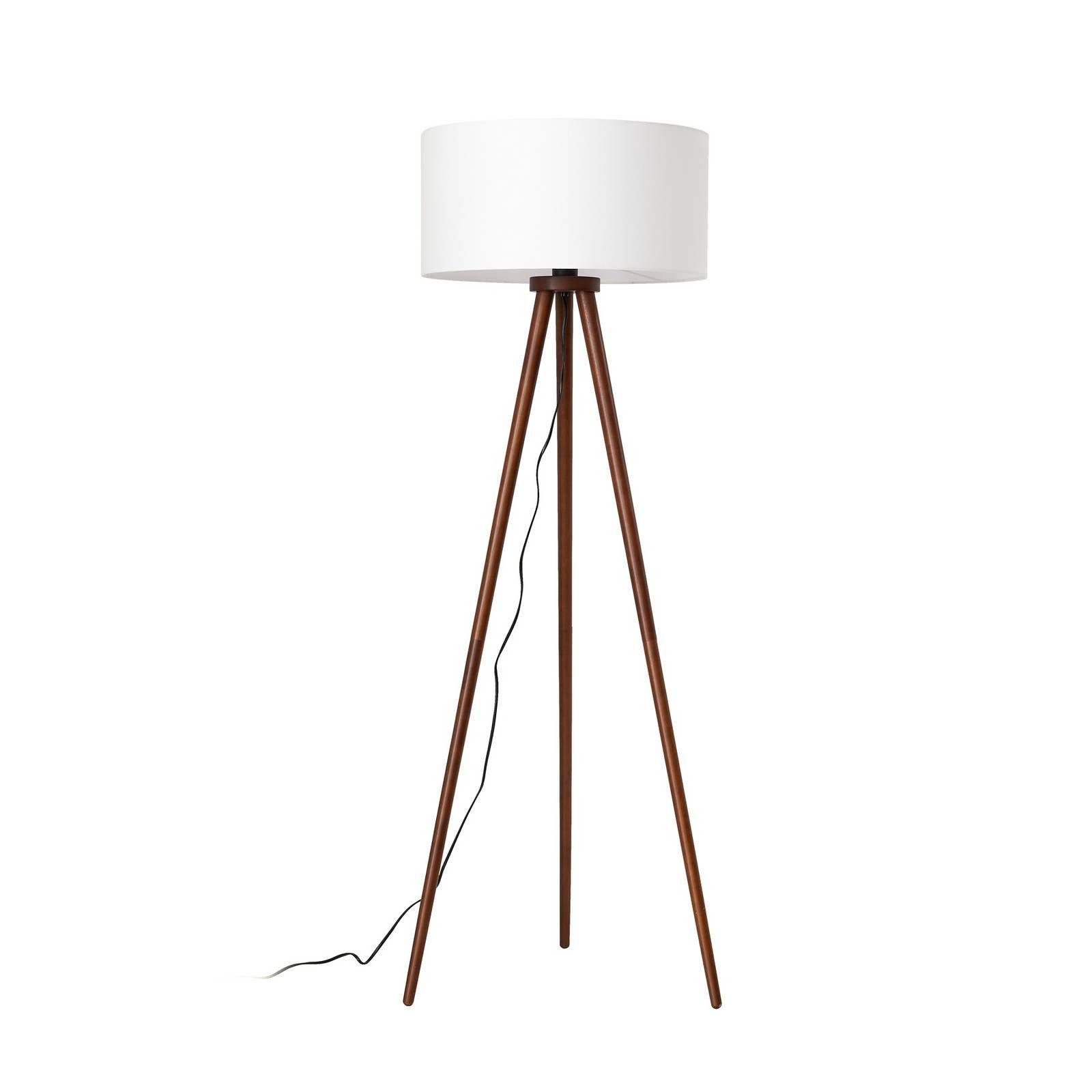 Lindby Stehlampe Charlia, Weiß IP20, 1 x 15 W LED