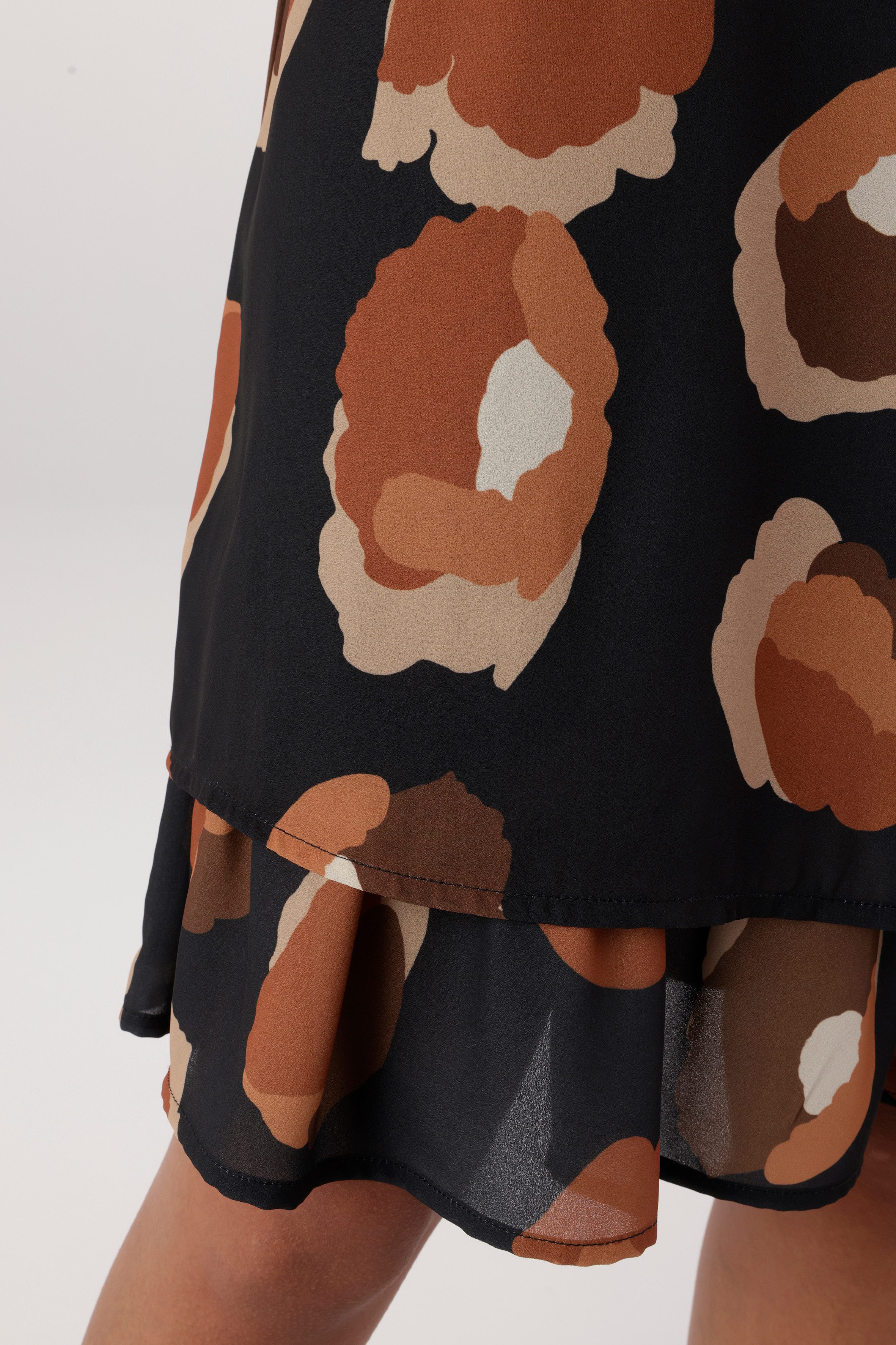 Aniston SELECTED Chiffonkleid aus zartem Chiffon im Lagenlook und gefüttert - NEUE KOLLEKTION