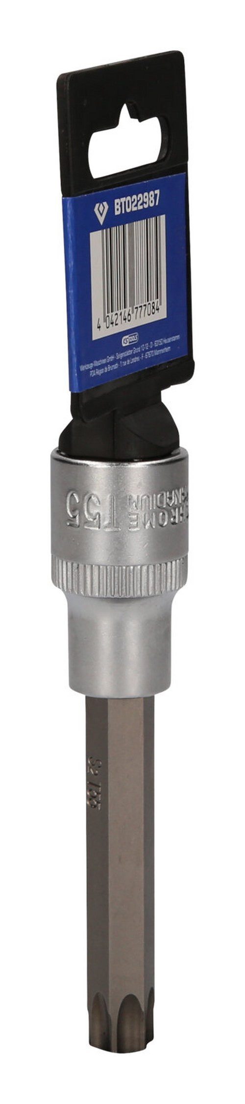 Brilliant Tools Torx-Bit, 1/2" Stecknuss, 100 mm lang, T55