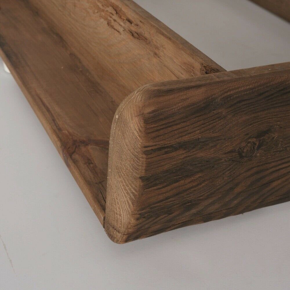 Holz massiv 1-tlg. Wandregal Tonya recyceltes cm, 69x49 Holzregal Meinposten Wandregal Regal braun Küchenregal