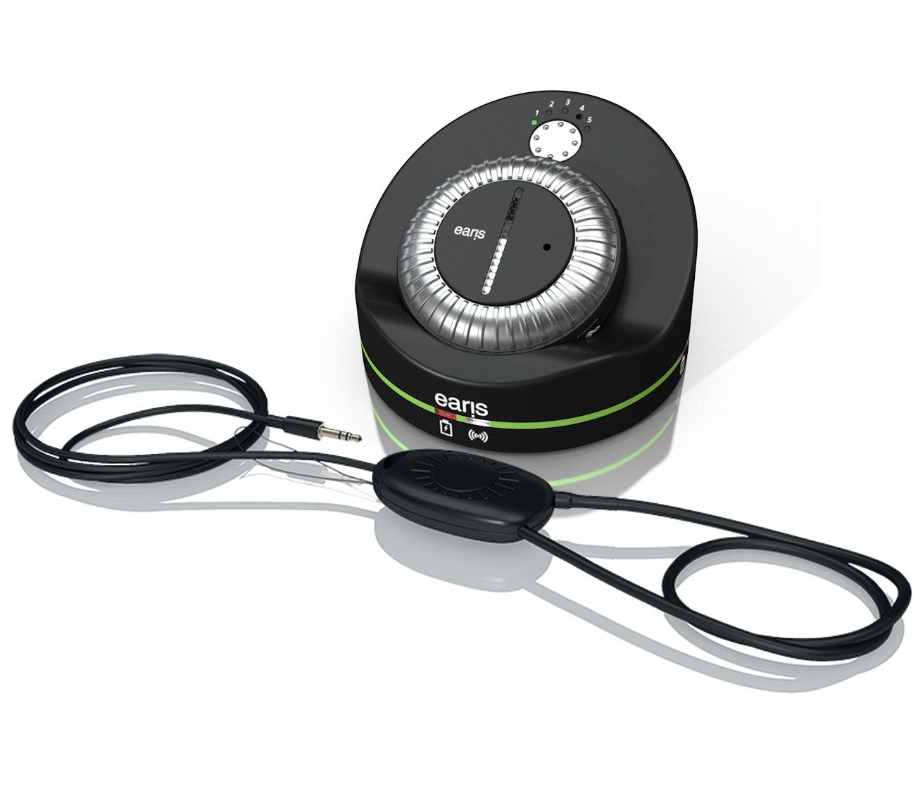 HUMANTECHNIK earis Premium PR Set Funk-Kopfhörer (Teleschlinge, 2.4 Ghz Funktechnologie)