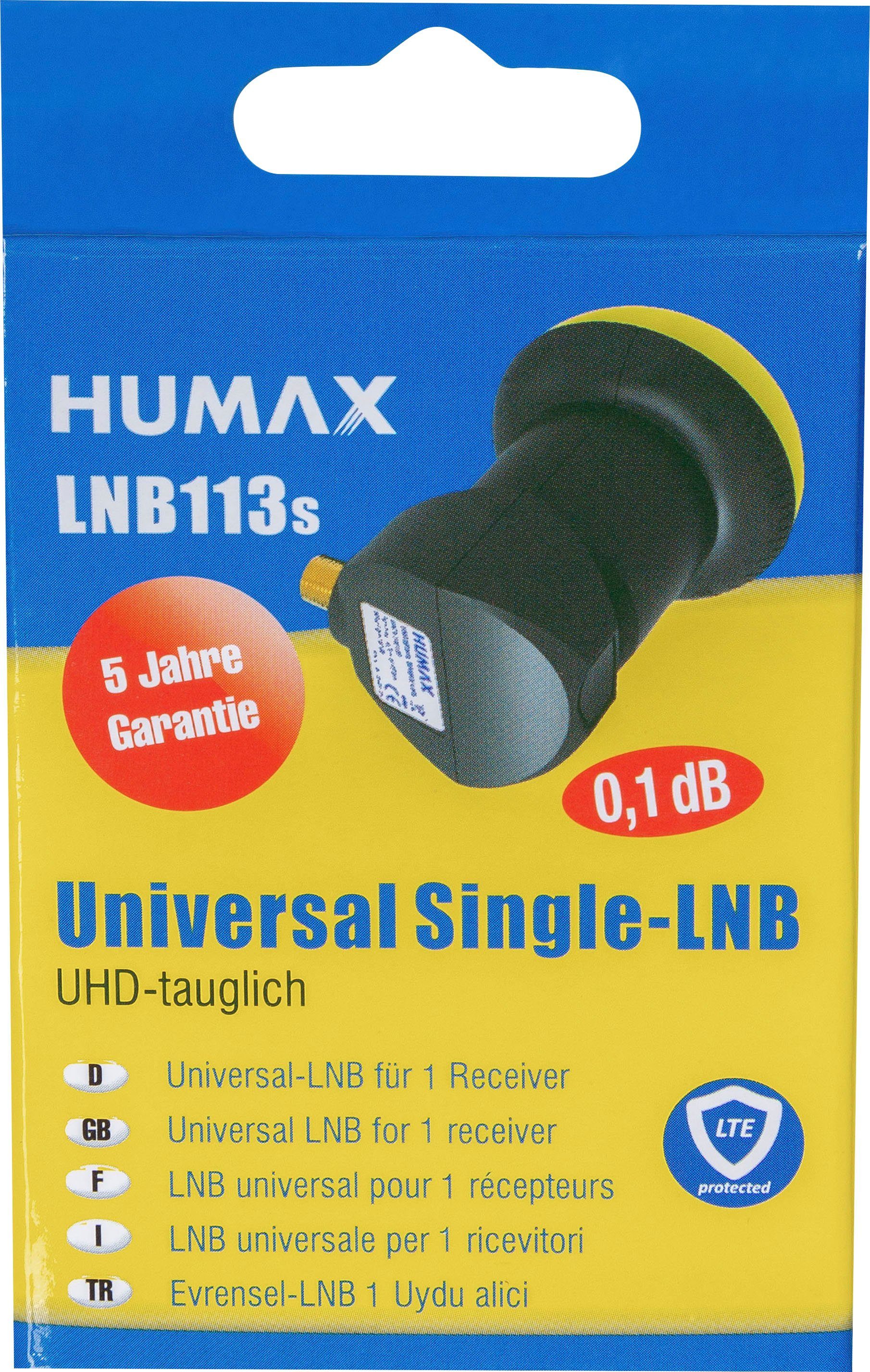 Humax LNB 113s Universal Single Gold SAT-Antenne LNB