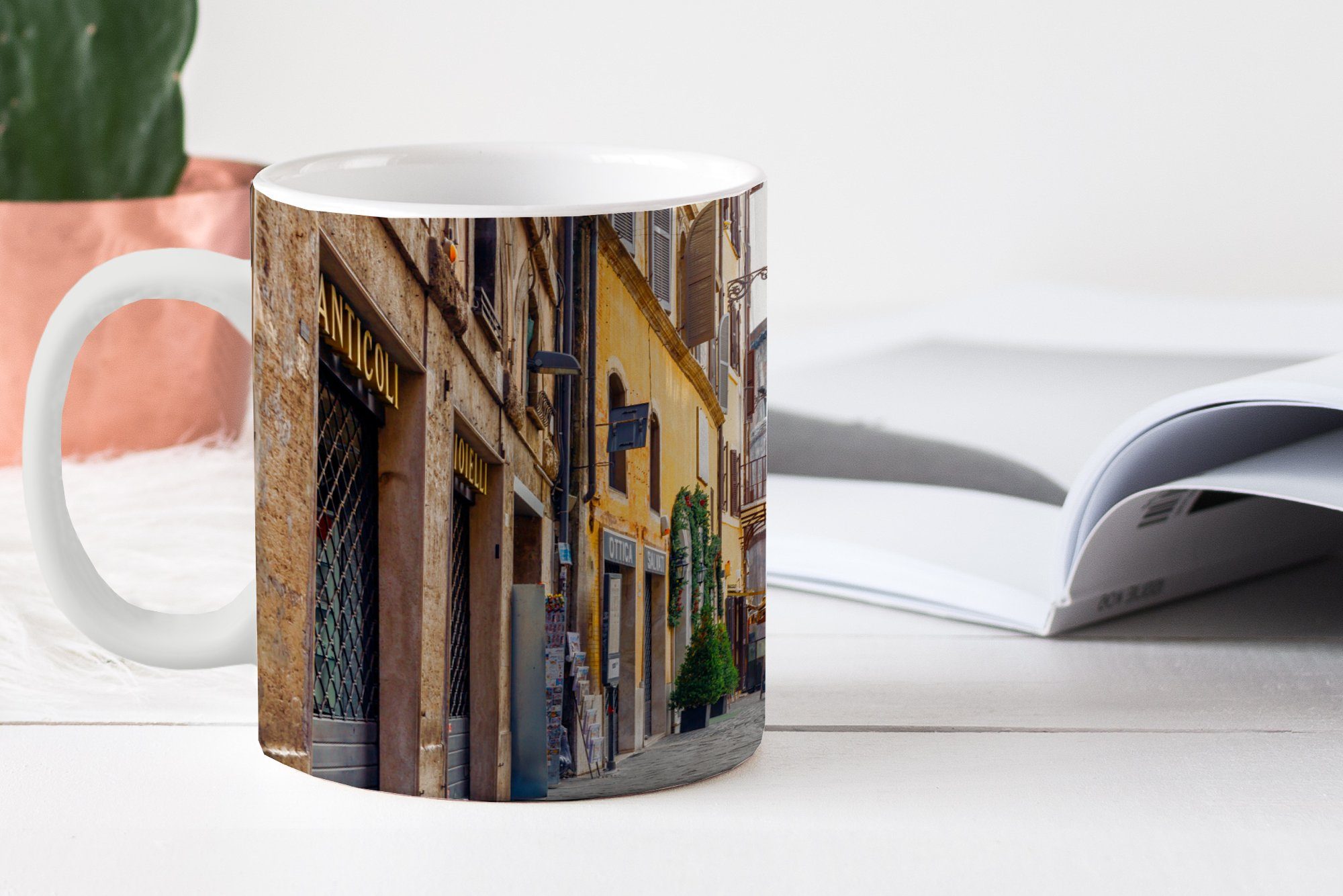 MuchoWow Tasse Italien - Kaffeetassen, Becher, Bauwerke, Teetasse, Teetasse, - Keramik, Geschenk Rom