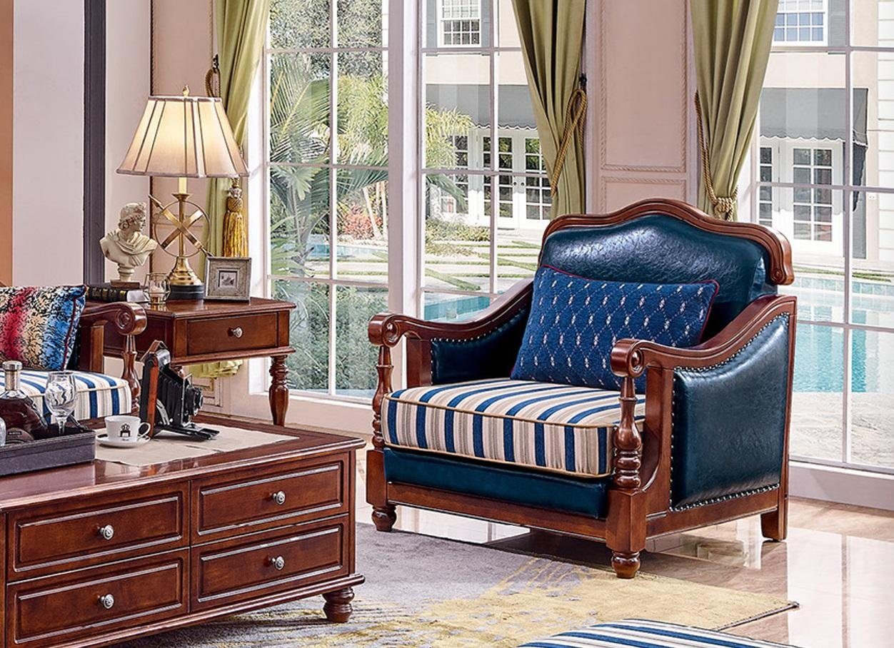 Leder Lounge Luxus Wohnzimmer JVmoebel Design Sessel Stuhl Design Sessel,