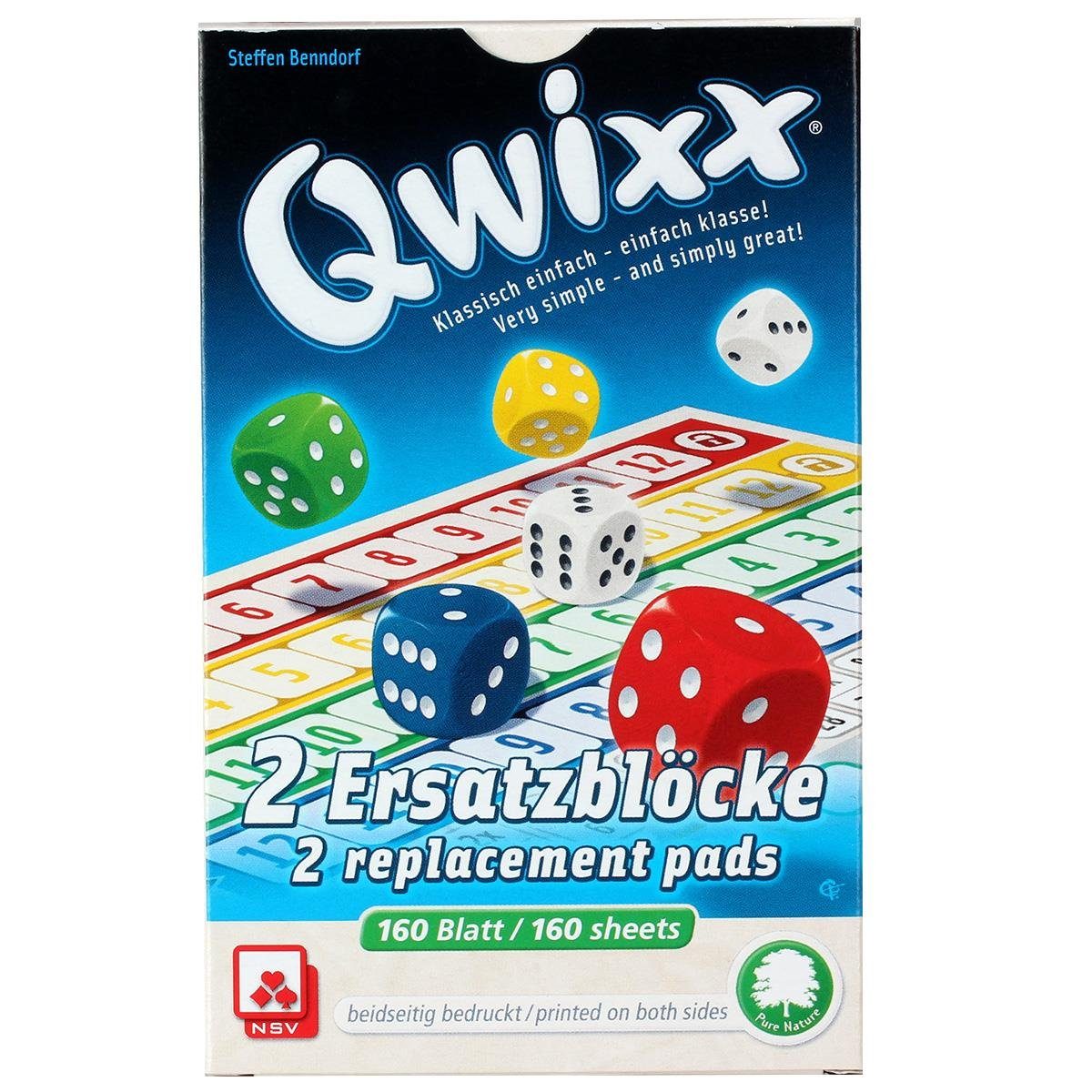 Spiel Qwixx Natureline 2 Zusatzblöcke