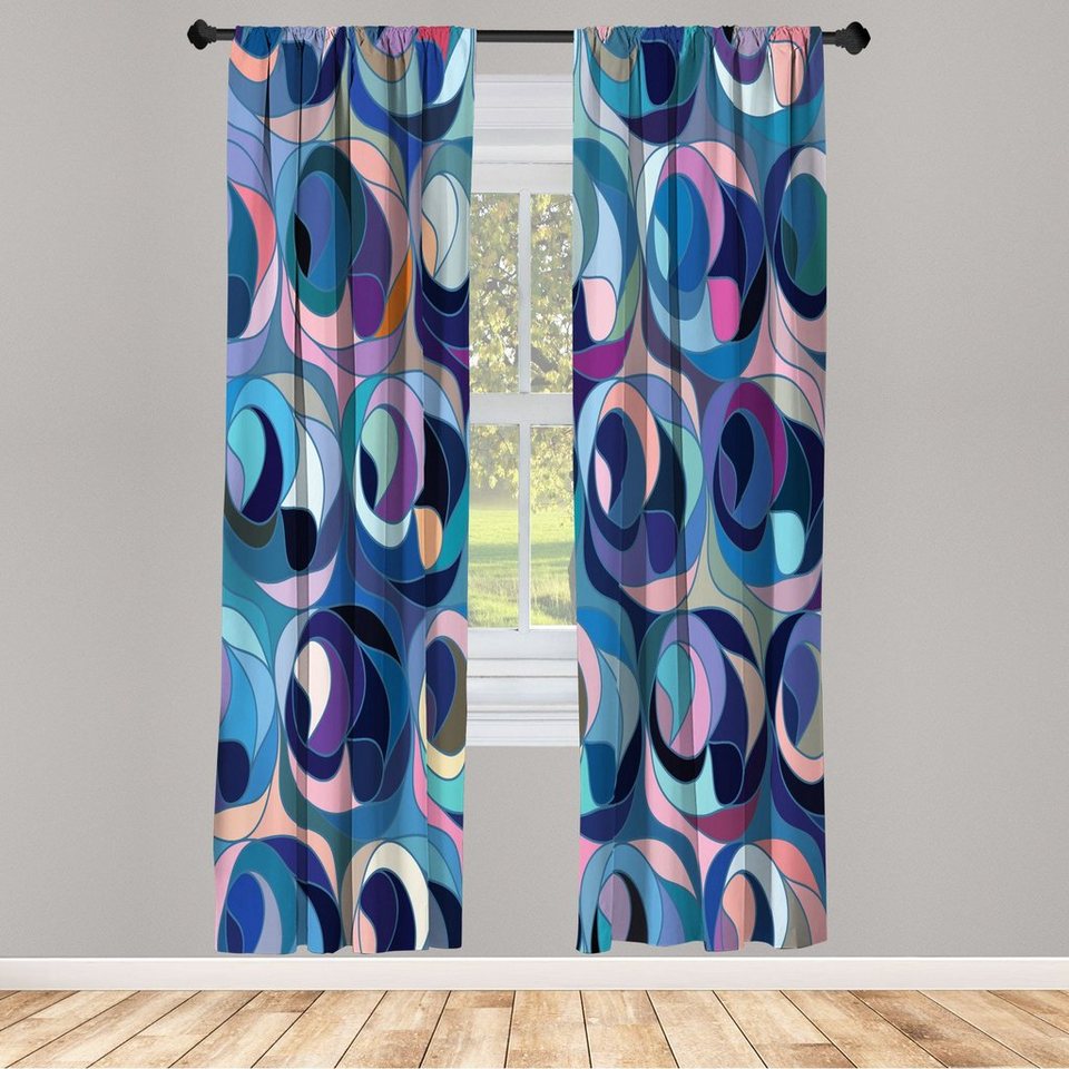 Gardine »Fensterbehandlungen 2 Panel Set für Wohnzimmer Schlafzimmer