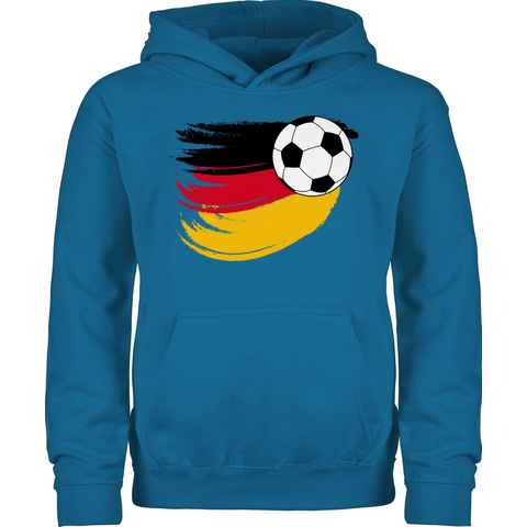 Shirtracer Hoodie Deutschland Fußball 2024 Fussball EM Fanartikel Kinder