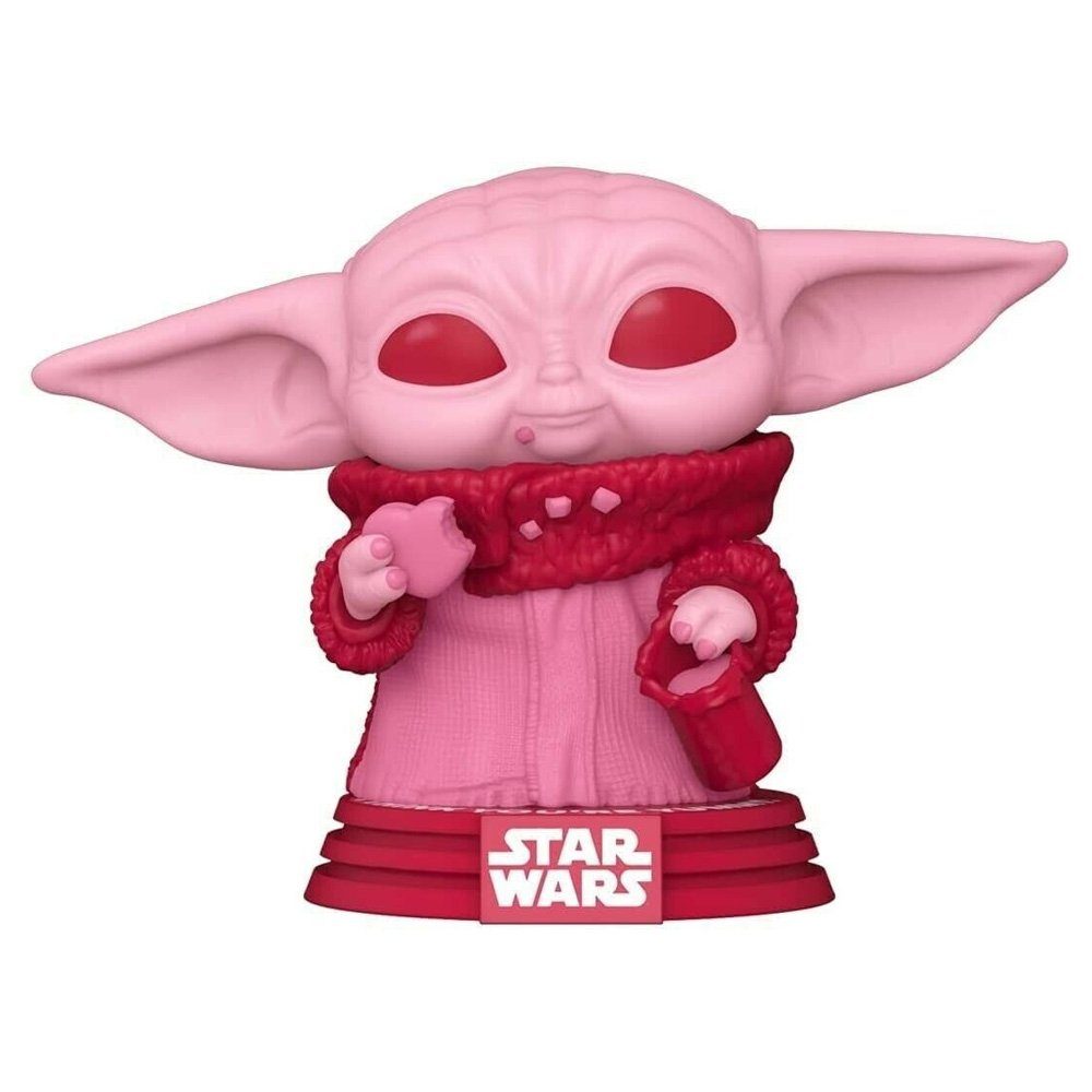 POP! Star Wars Funko Grogu - Actionfigur Valentines Mandalorian