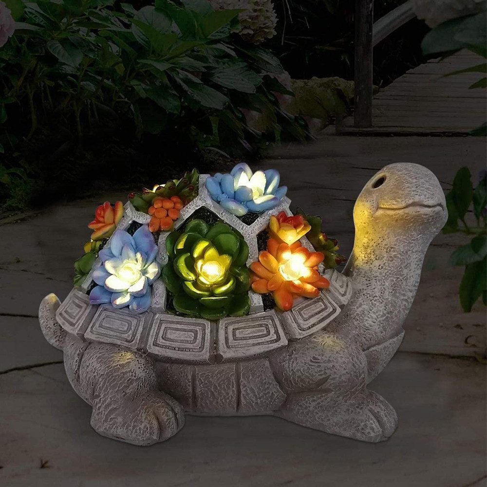 MUPOO Gartenfigur LED Dekofigur Solar Garten günstig online kaufen