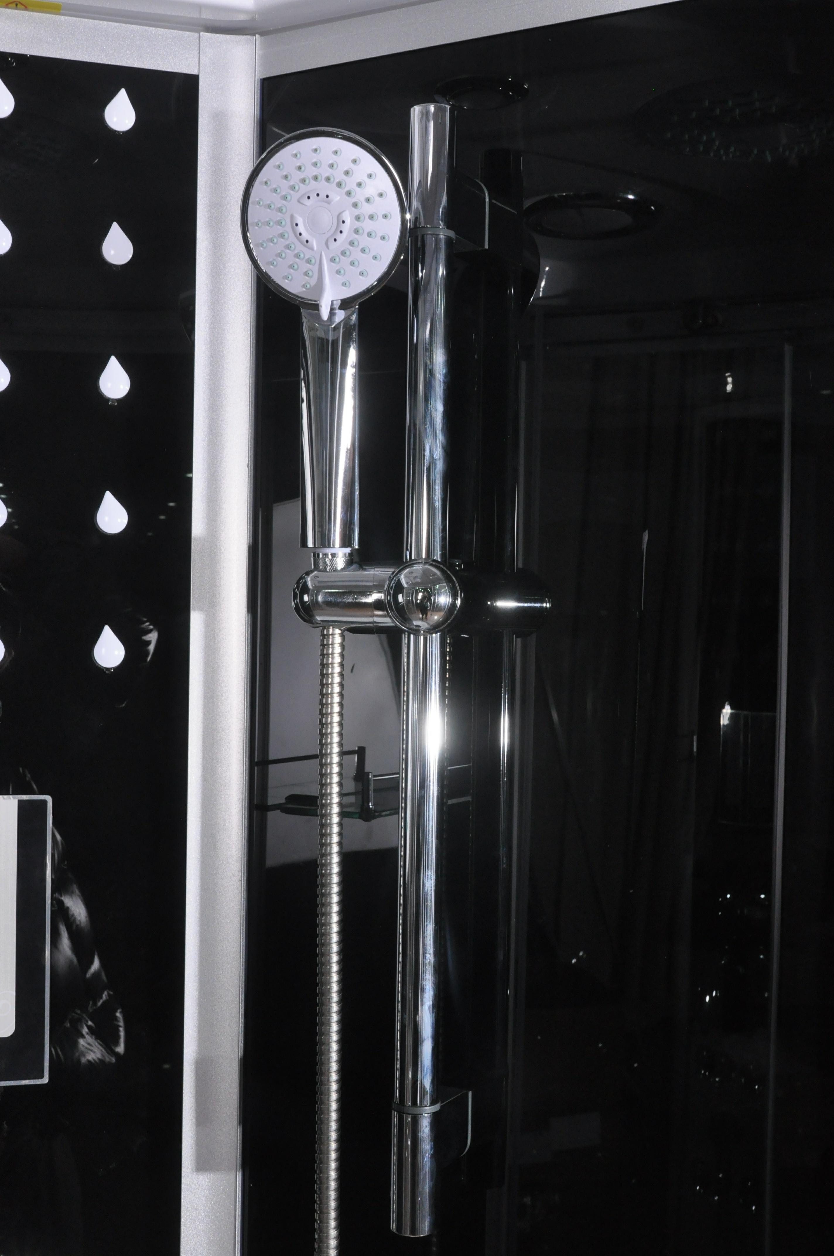 Sanotechnik Komplettdusche Milano, BxT: 90x90 cm, Sicherheitsglas, 1-tlg., Viertelkreisdusche