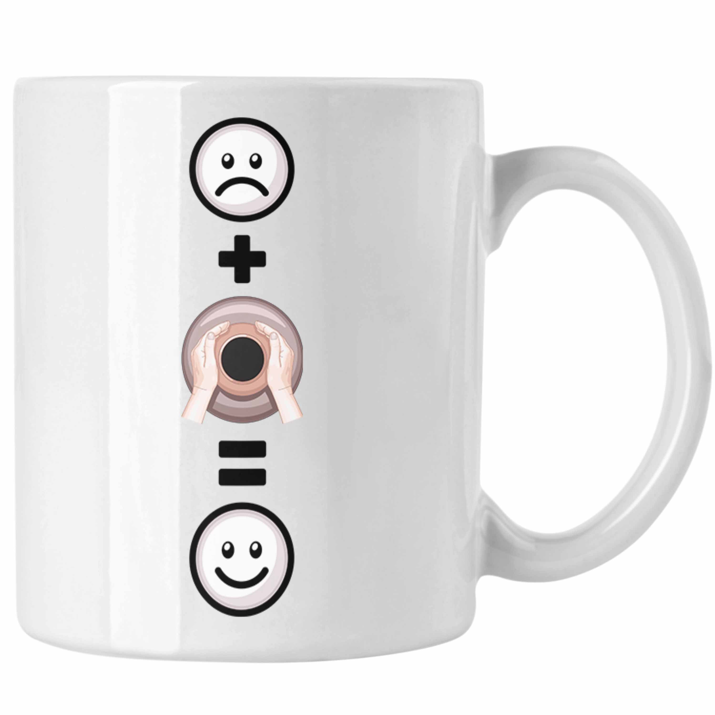 Weiss Tasse Töpfern für Tasse Geschen Töpferei :(Töpfern) Lustige Geschenk Trendation