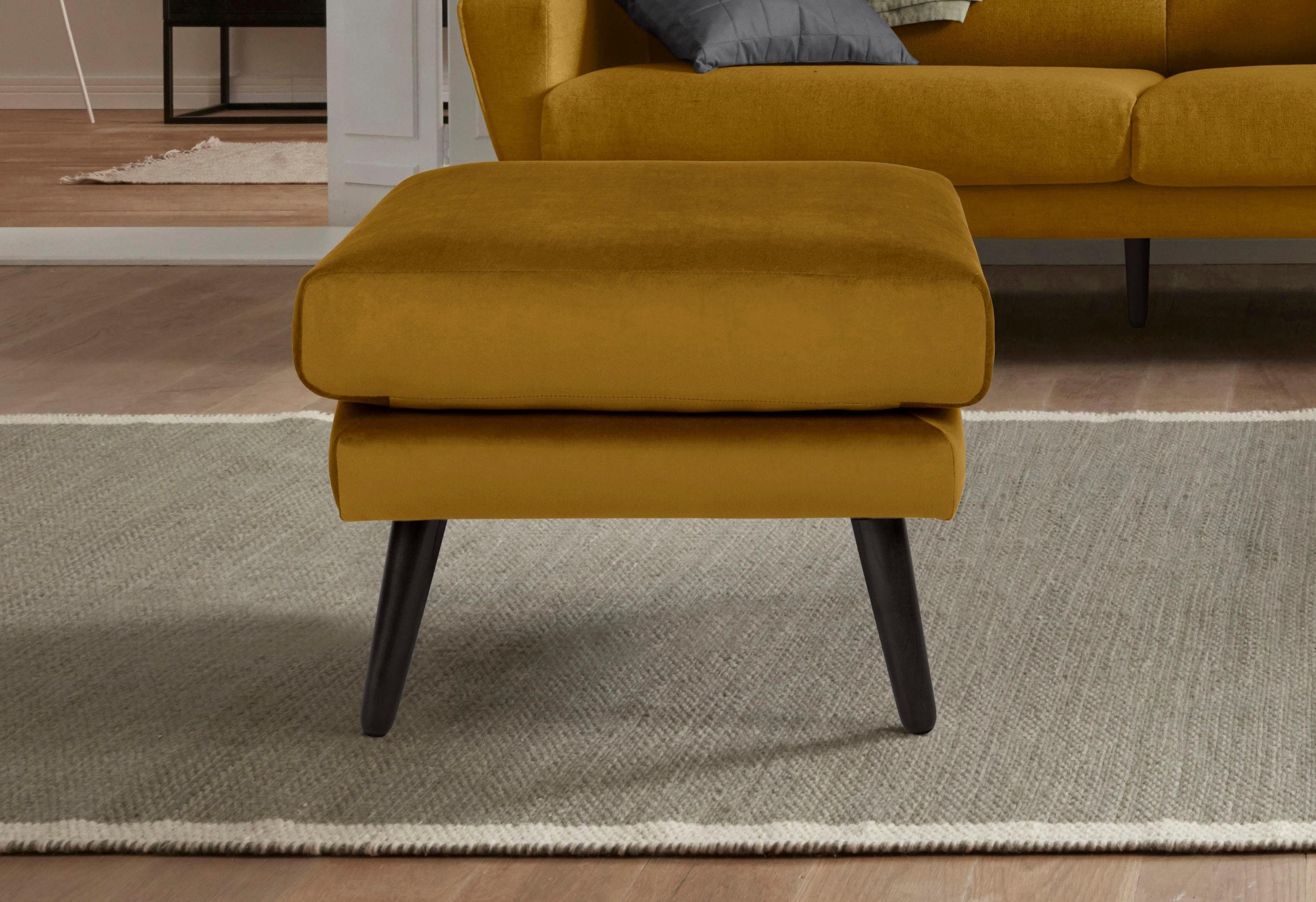 andas Hocker Bille, mit Eiche-Beinen, Design günstig online kaufen