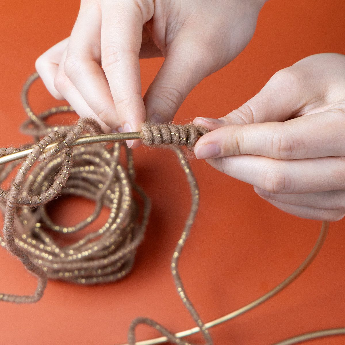 Viana Filzband Dekorative Wollkordel mit Draht für kreative Bastel- und